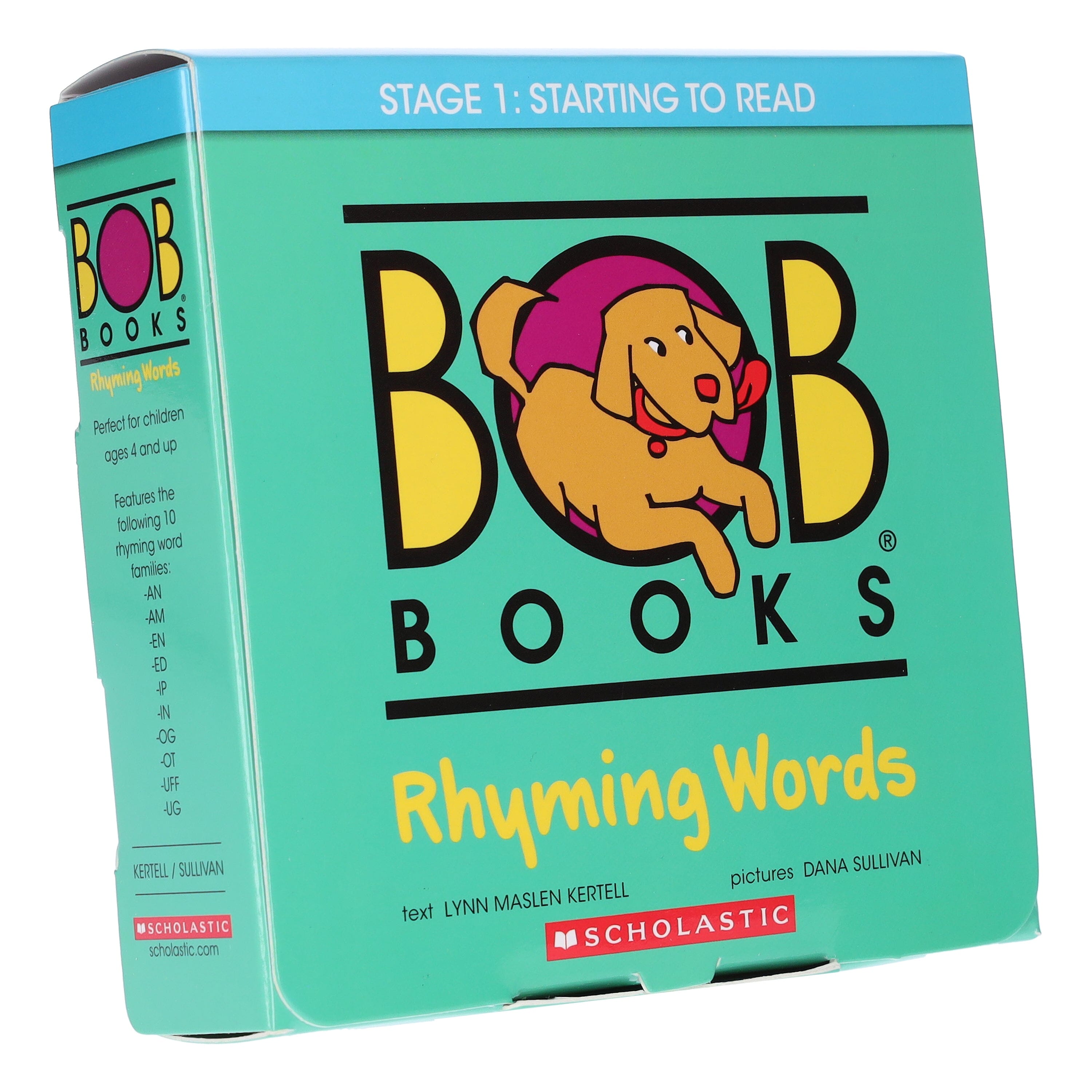 Bob Books: Rhyming Words (Stage 1: Starting To Read) 10 Books Collection Set By Scholastic - Ages 3-6 - E-B00k