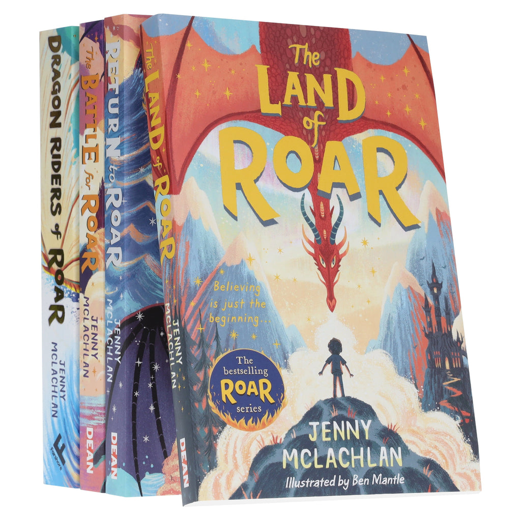 The Land of Roar Series by Jenny McLachlan Illustrated 4 Books Collection Set - Ages 9-14 - E-B00k
