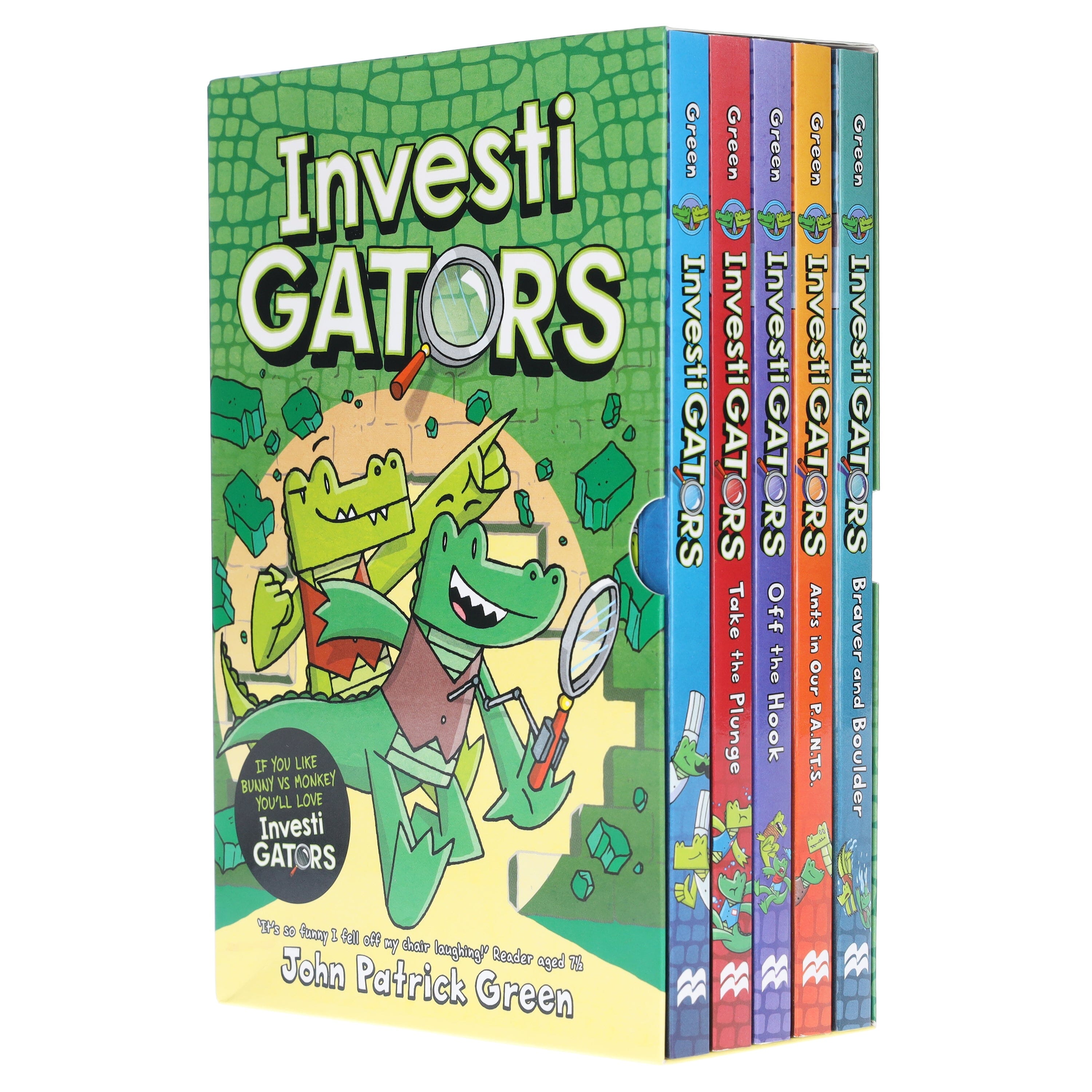 InvestiGators Series by John Patrick Green 5 Books Collection Set - Ages 7-9 - E-B00k