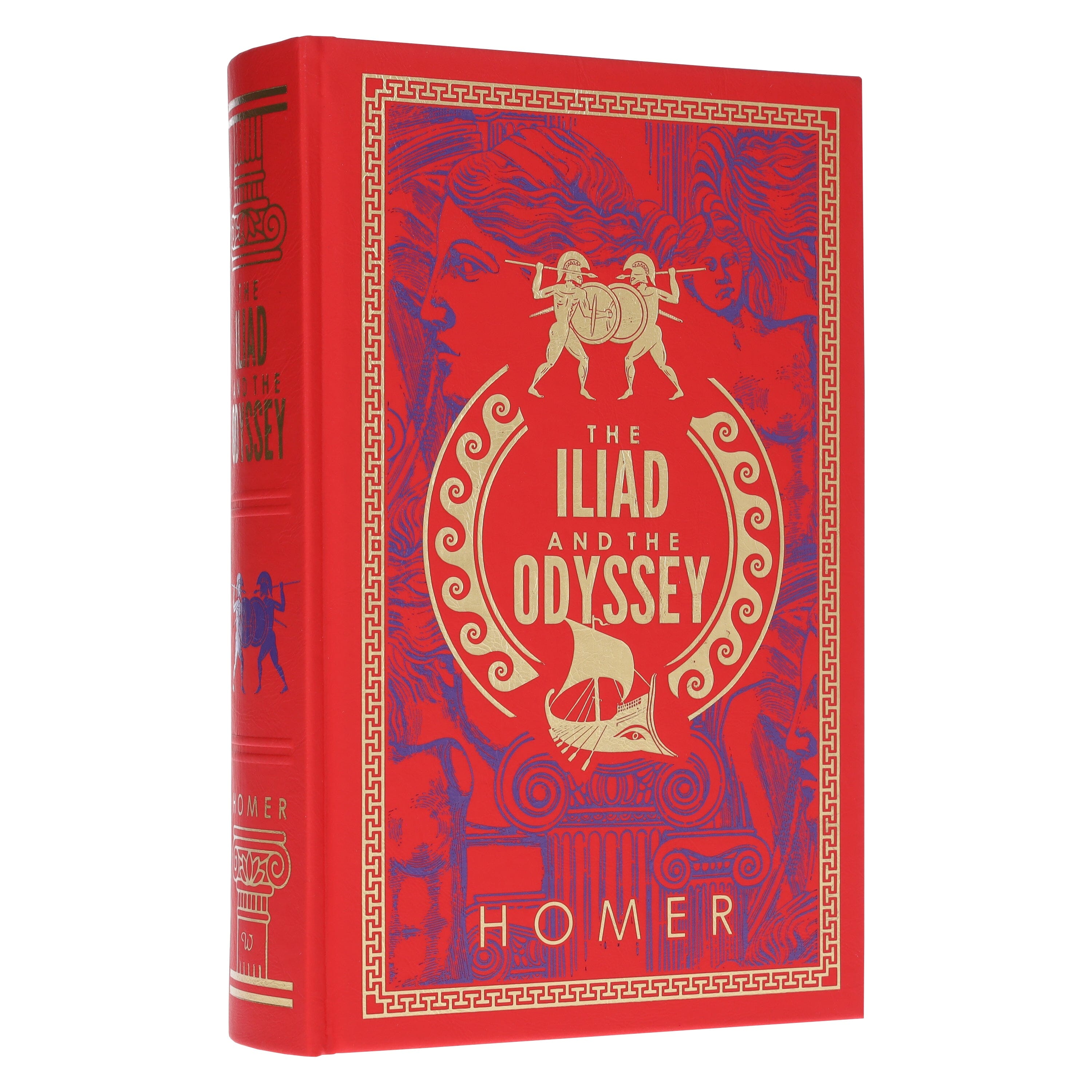 The Iliad and The Odyssey (Leather-bound) by Homer - Fiction - E-B00k