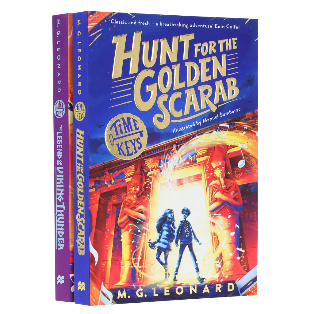 Time Keys Series by M. G. Leonard Illustrated 2 Books Collection Set - Ages 9-11 - E-B00k