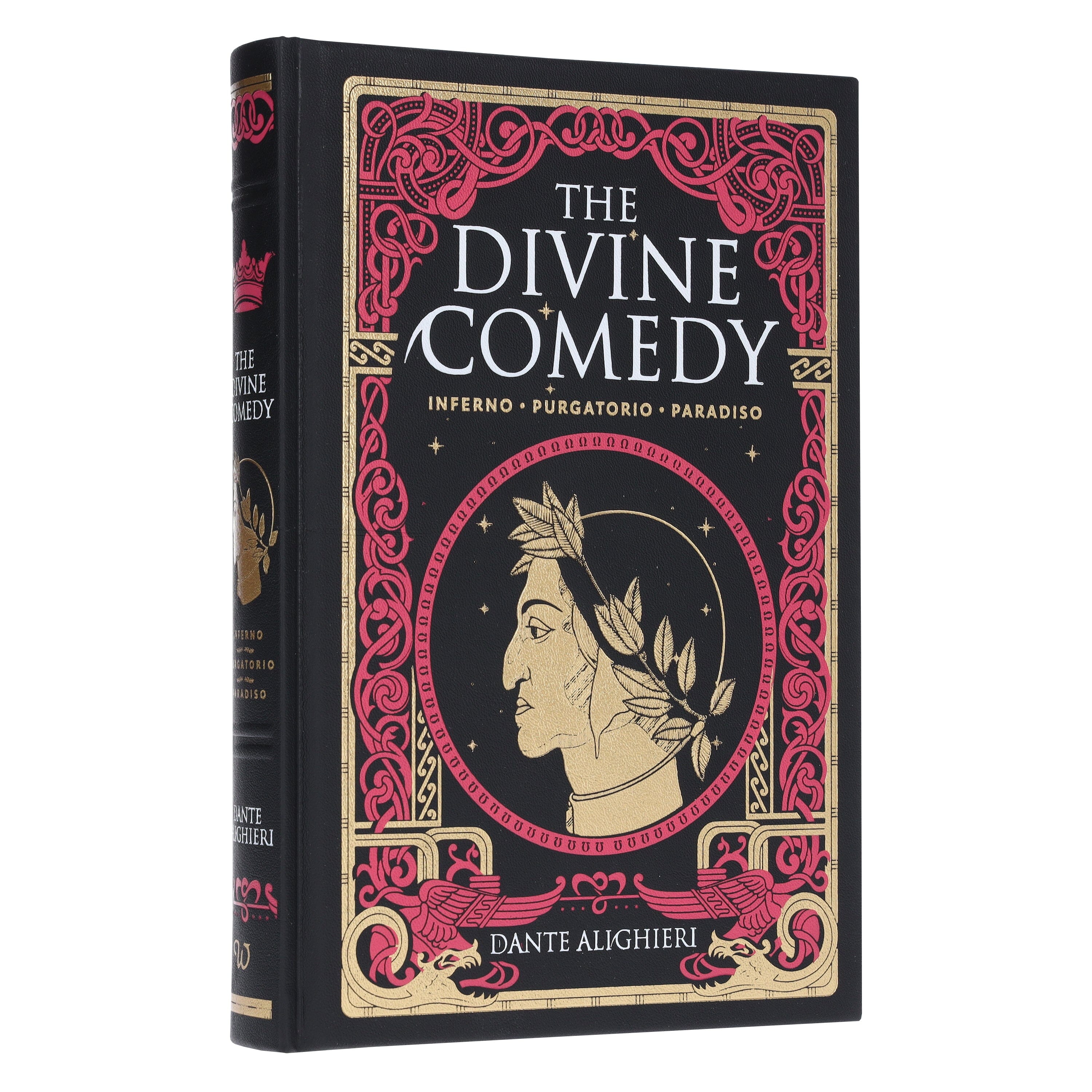 The Divine Comedy - Inferno, Purgatorio, Paradiso by Dante Alighieri - Fiction -  (Leather-Bound)