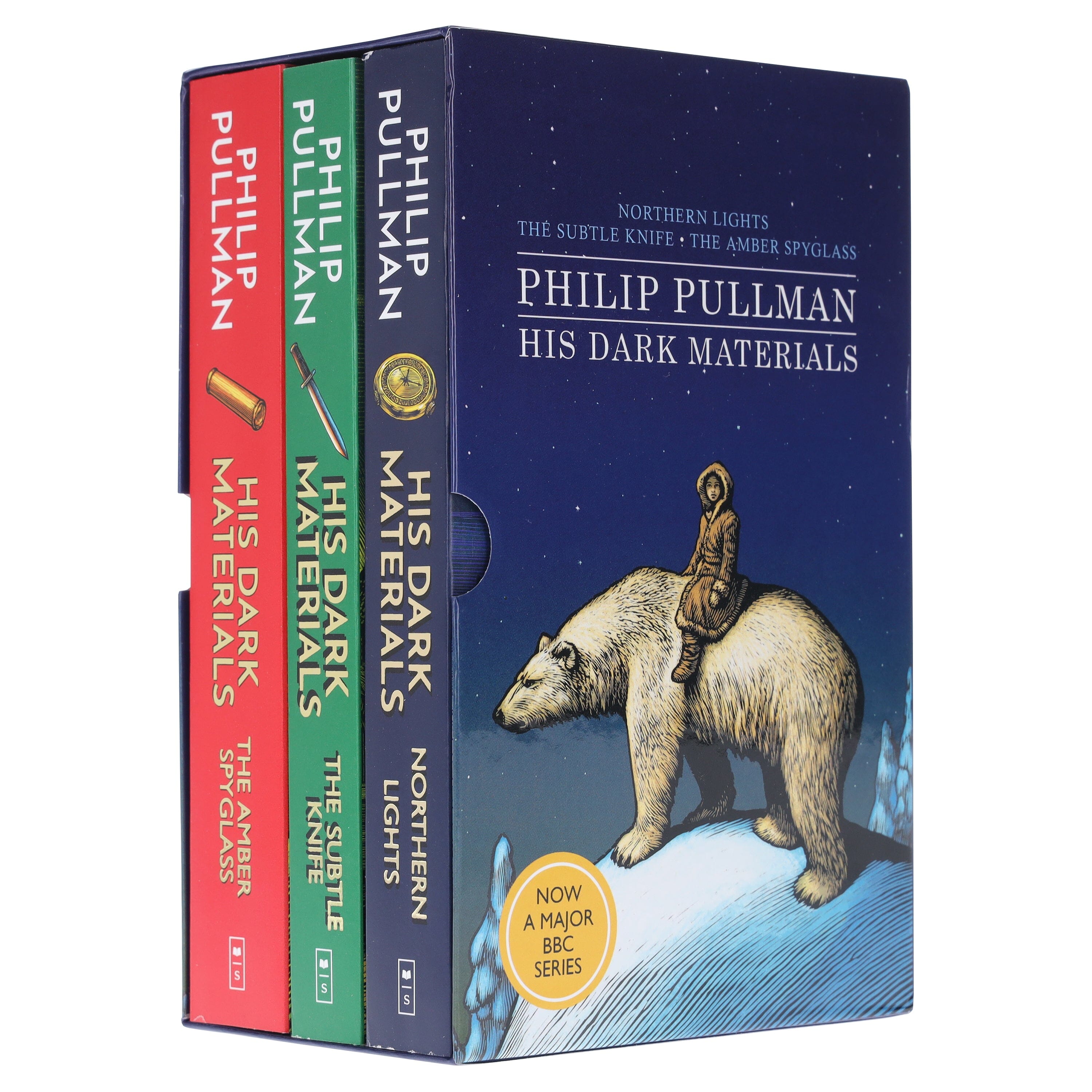 His Dark Materials trilogy by Philip Pullman (Northern Lights, Subtle Knife & Amber Spyglass) 3 Books Collection E-Books Set - Ages 11+ - E-B00k