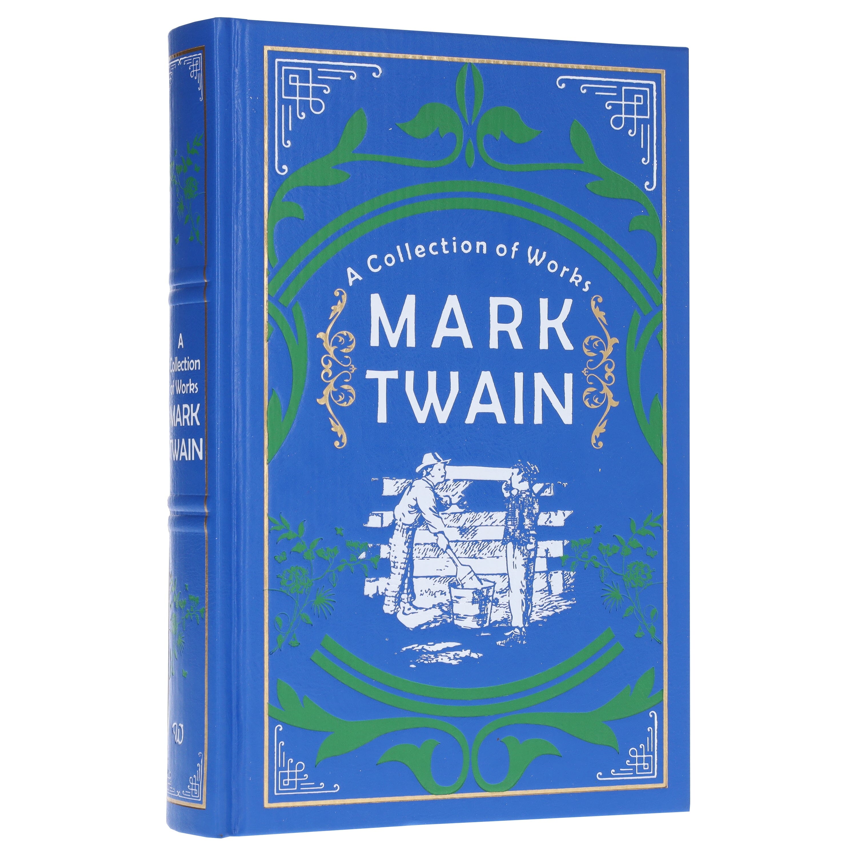 Mark Twain: A Collection of Works - Fiction - E-B00k (Leather-bound)
