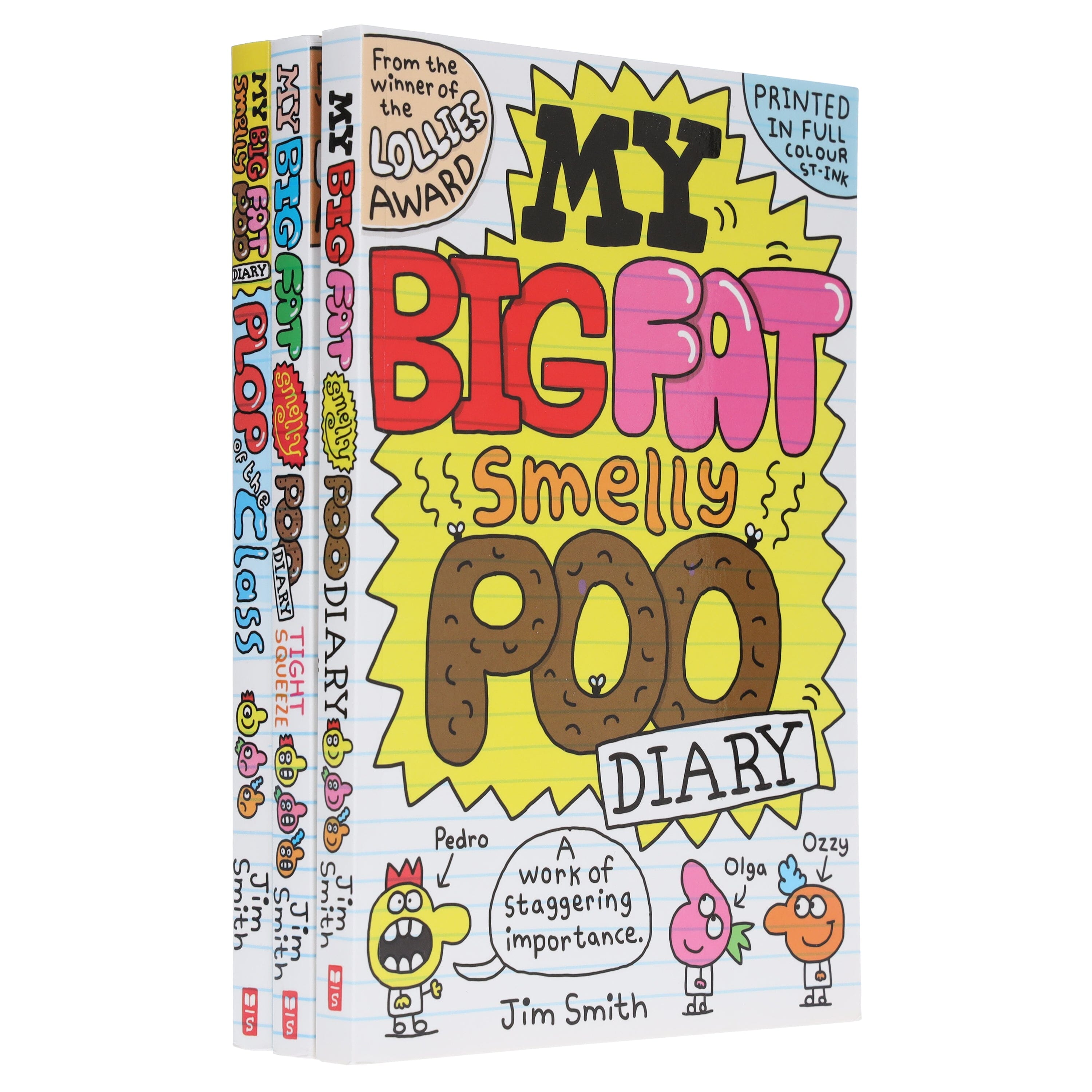 My Big Fat Smelly Poo Diary by Jim Smith 3 Full-Colour Graphic Novels Collection Set - Ages 7-12 - E-B00k