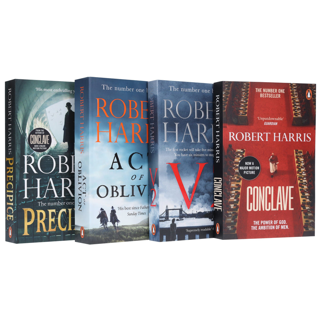 Robert Harris Collection (Conclave,V2, Act of Oblivion & Precipice) 4 Books Set - Fiction - E-B00k