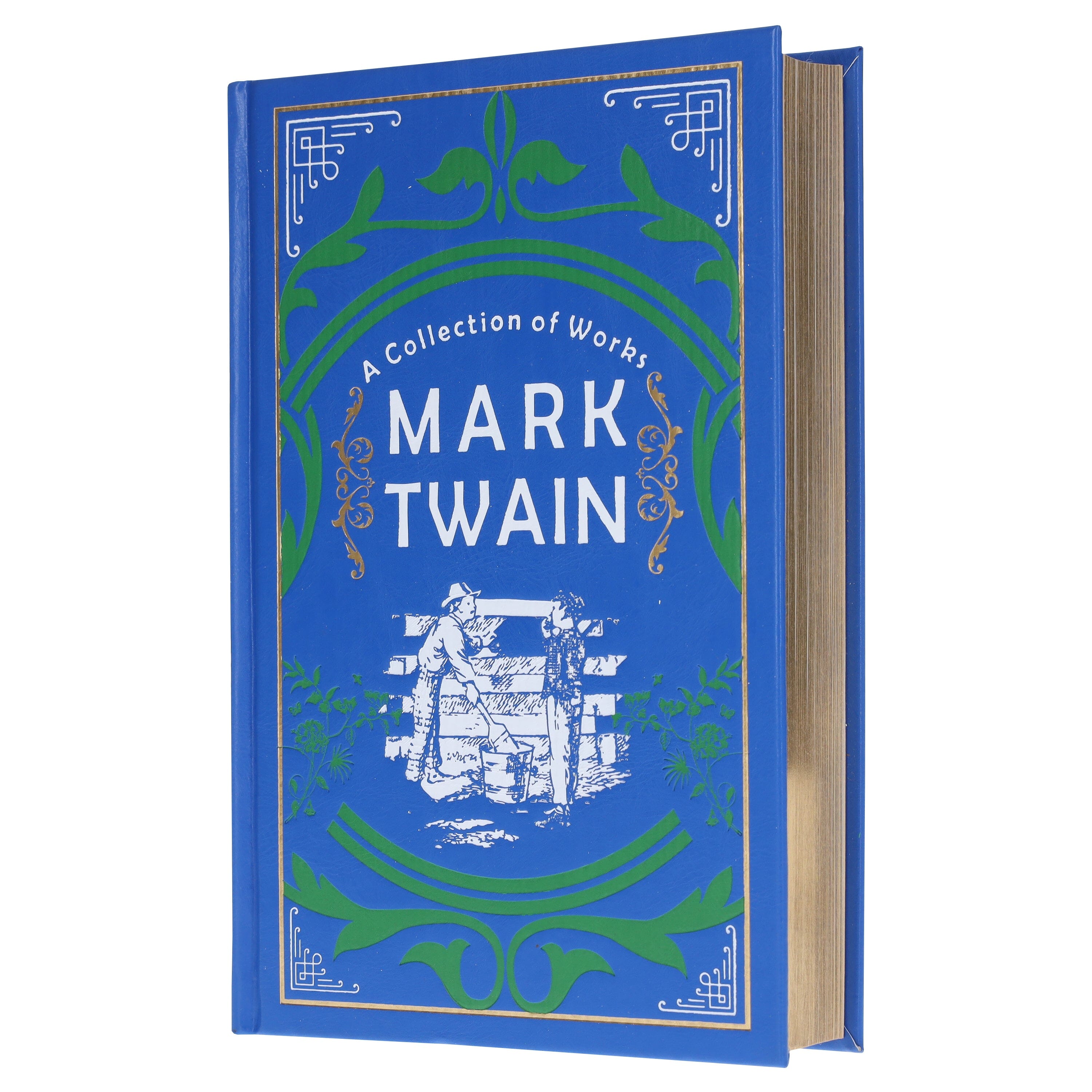 Mark Twain: A Collection of Works - Fiction - E-B00k (Leather-bound)