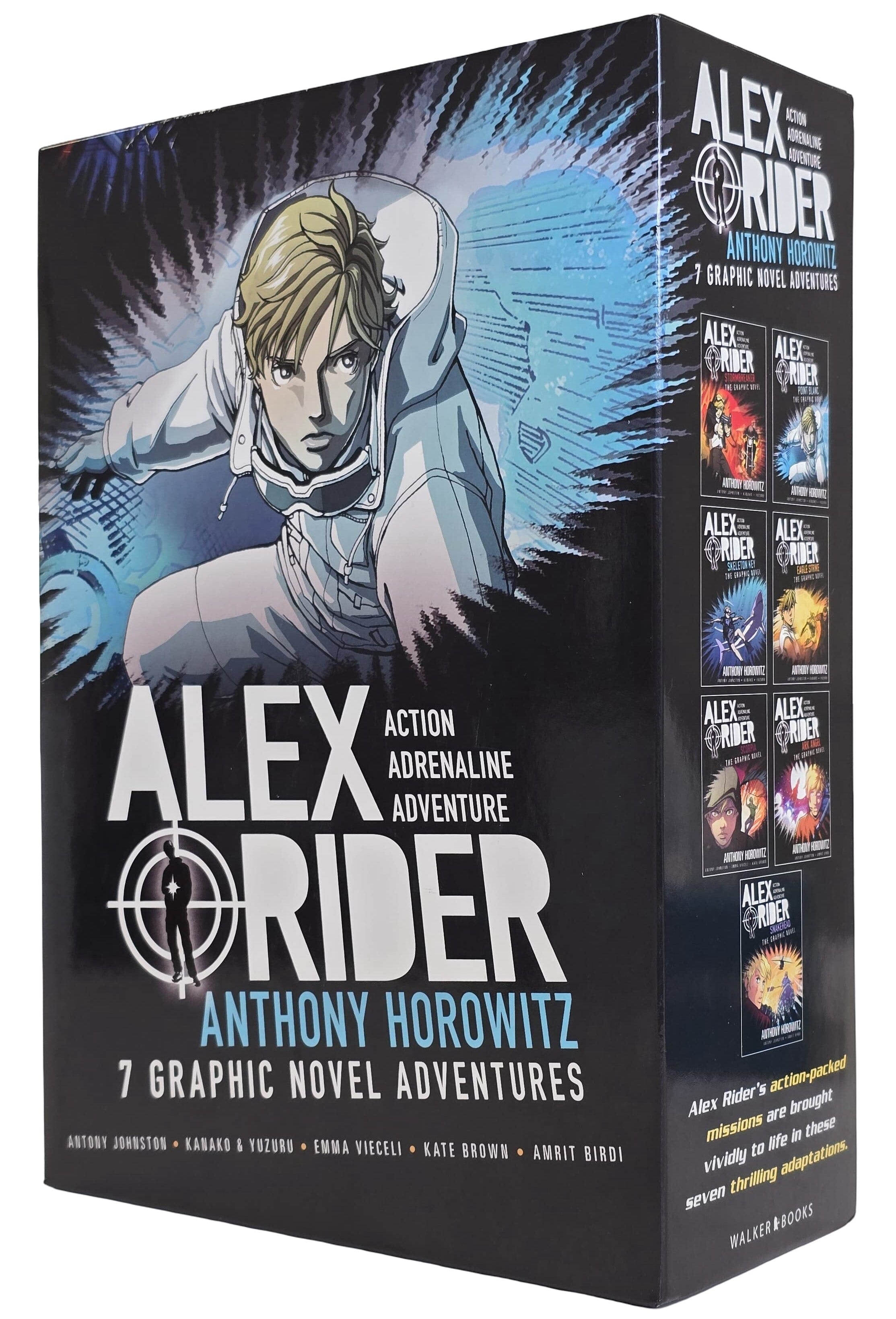 Alex Rider by Anthony Horowitz 7 Graphic Novel Adventures E-Books Set - Ages 8-16 - E-B00k