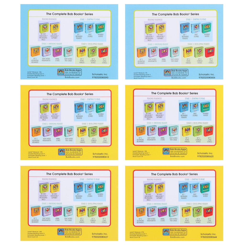 Bob Books: Animal Stories (Stage 2: Emerging Reader) 12 Books Collection Set By Scholastic - Ages 3-6 - E-B00k