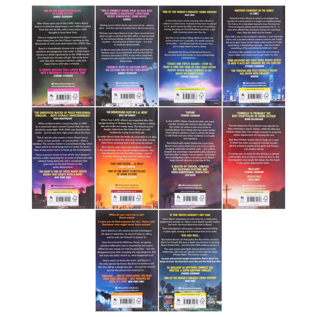 Harry Bosch by Michael Connelly: Books 11-20 Collection Set - Fiction - E-B00k