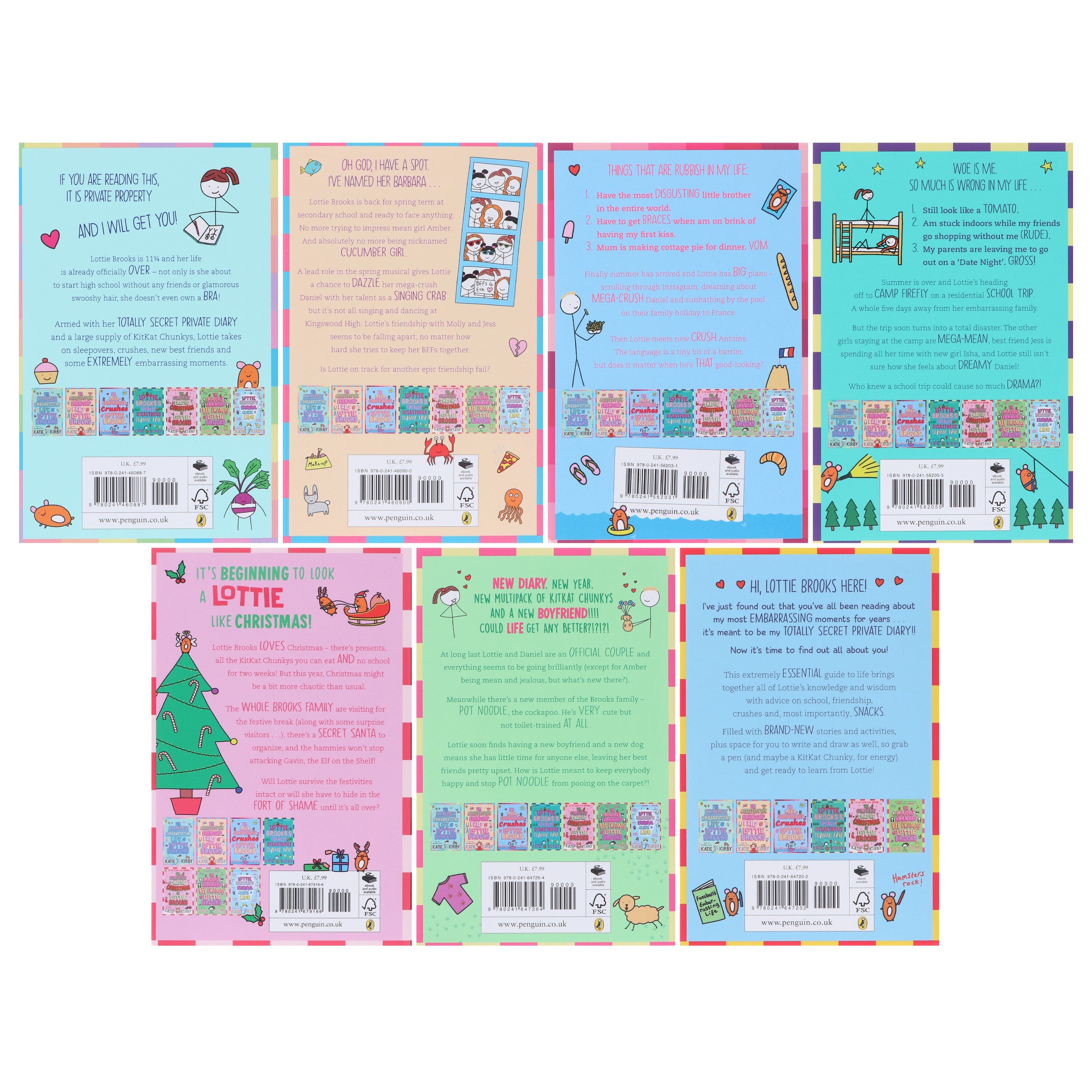 Lottie Brooks Series By Katie Kirby 7 Books Collection Set - Ages 9-12 - E-B00k