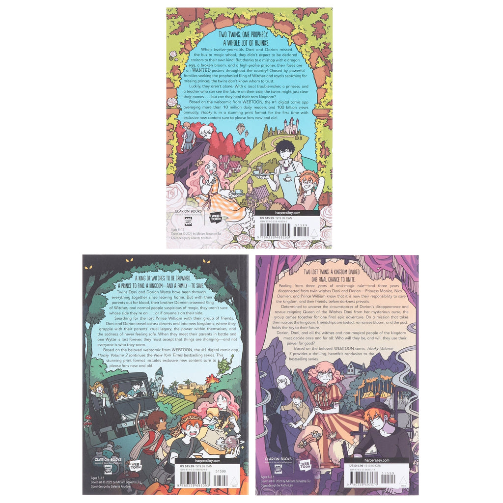 Hooky (Vol 1-3) Graphic Novel Series by Míriam Bonastre Tur 3 Books Collection Set - Ages 8-12 - E-B00k