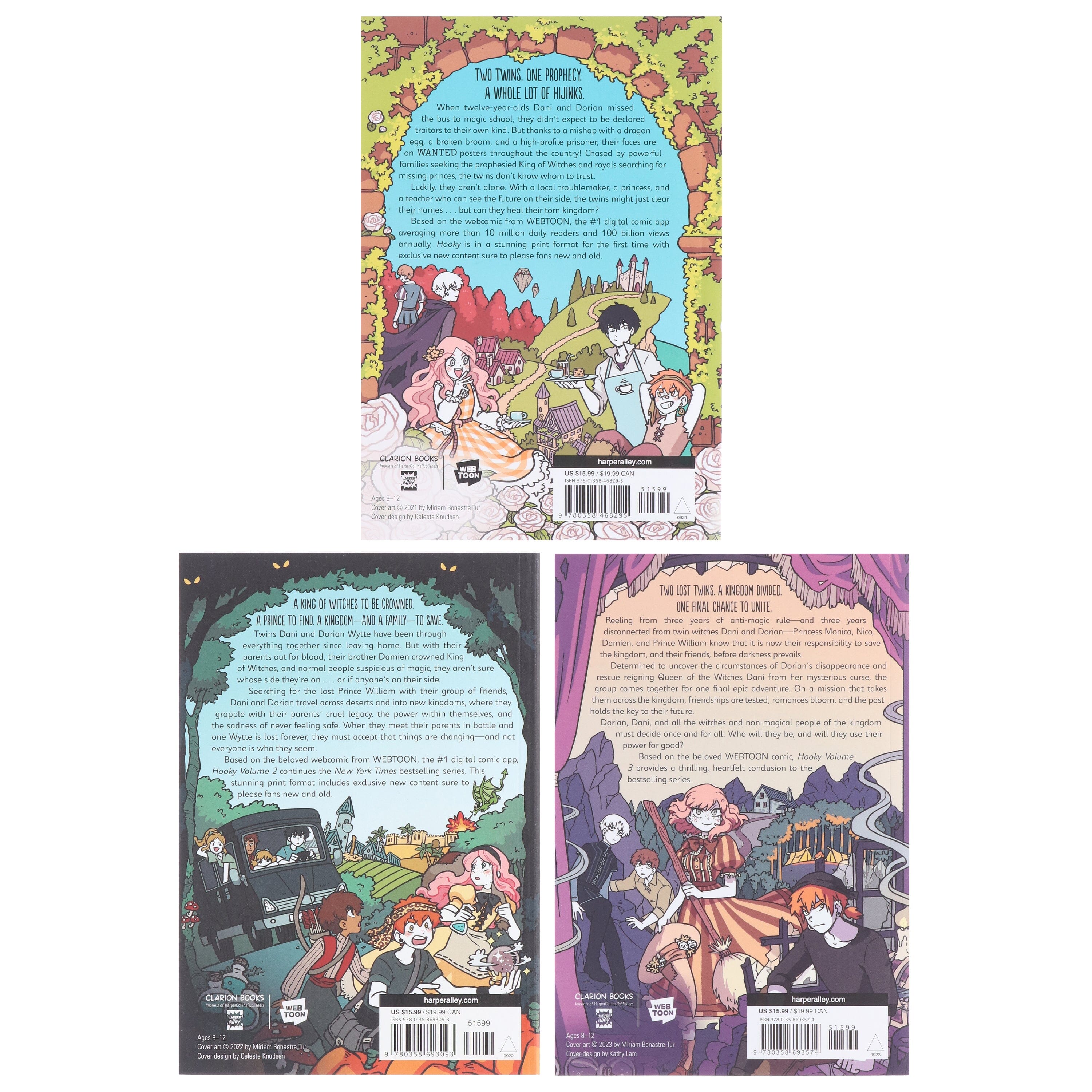 Hooky (Vol 1-3) Graphic Novel Series by Míriam Bonastre Tur 3 Books Collection Set - Ages 8-12 - E-B00k