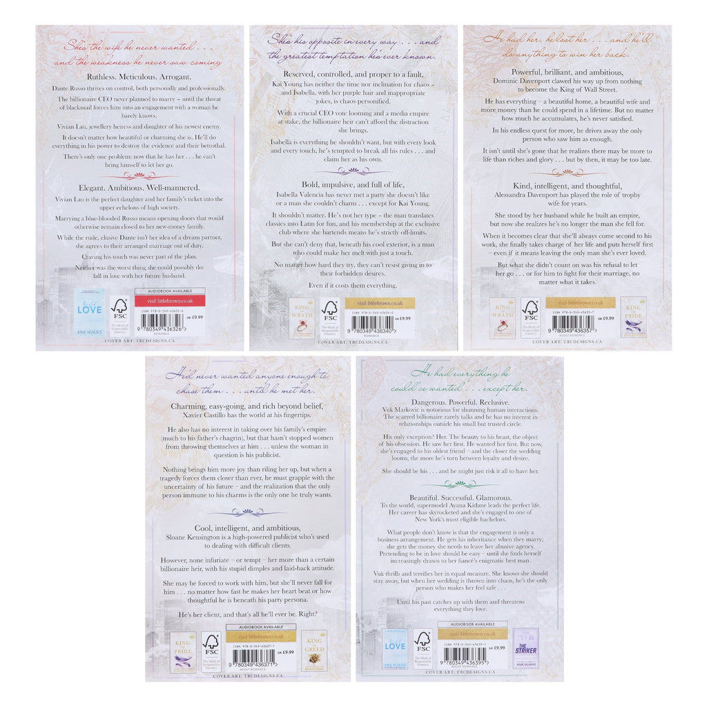 Damaged - Kings of Sin Series By Ana Huang 5 Books Collection Set - Fiction - E-B00k - T 33