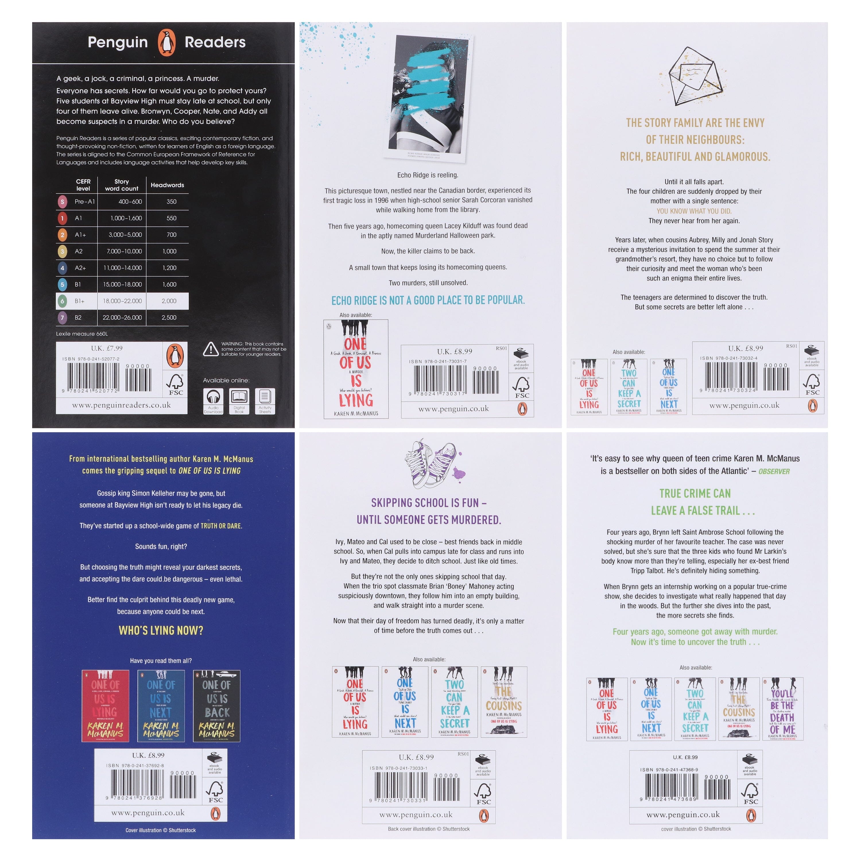 Damaged - Bayview High Series by Karen M. McManus 6 Books Collection Set - Ages 12-17 - E-B00k - T 33