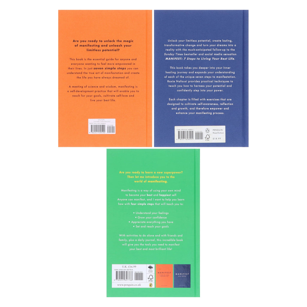 Roxie Nafousi Collection (Manifest for Kids, Manifest 7 Steps to Living Your Best Life & Manifest Dive Deeper) 3 Books Set - Non Fiction - E-B00k