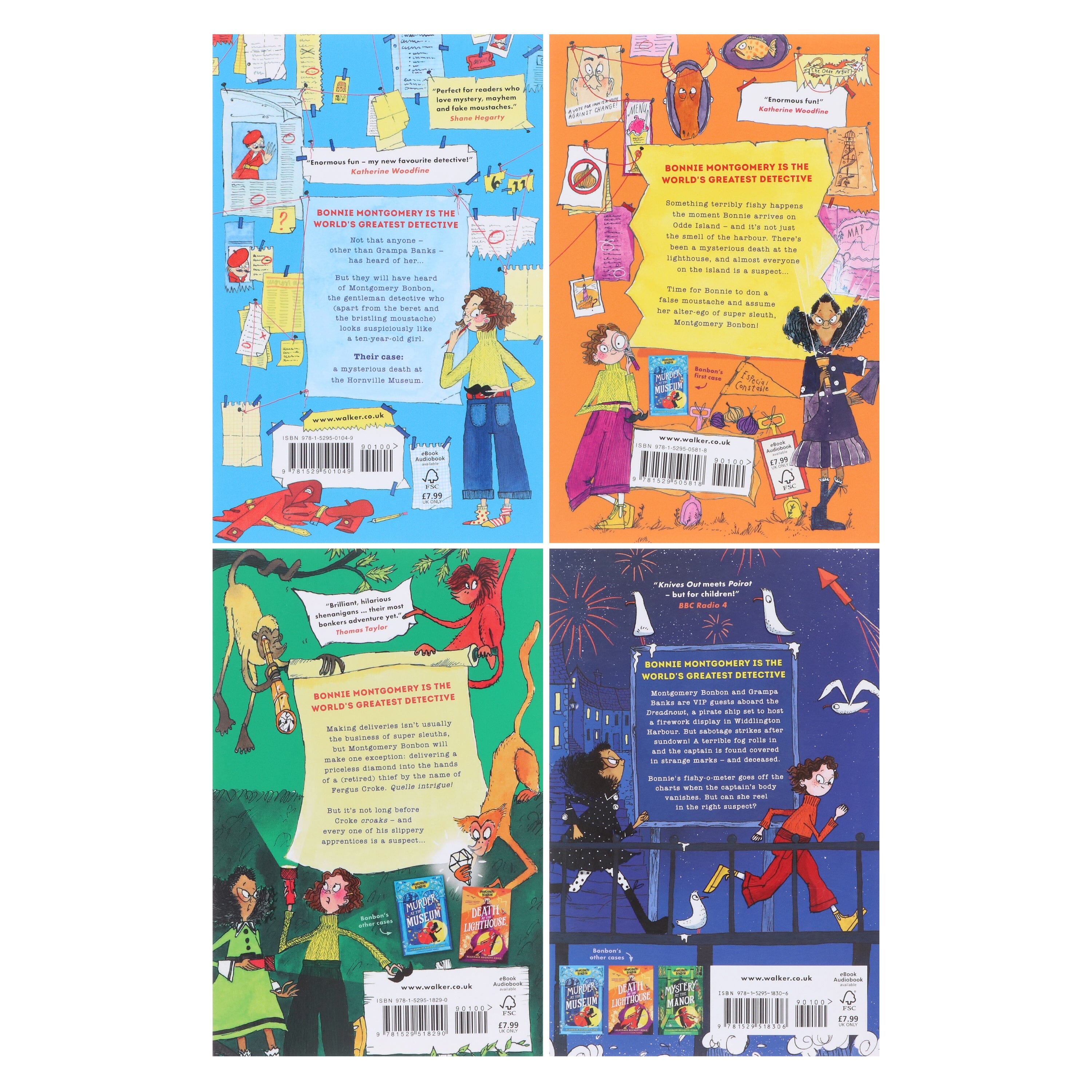 Montgomery Bonbon Series by Alasdair Beckett-King: Illustrated 4 Books Collection Set - Ages 9-12 - E-B00k