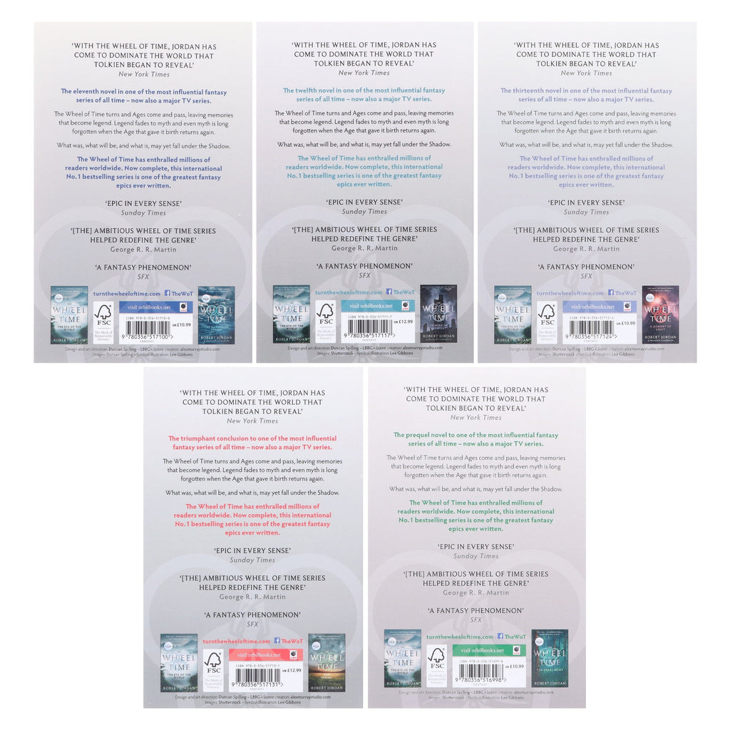 Damaged - The Wheel of Time by Robert Jordan: Books 11-14 & New Spring Collection Set - Fiction - E-B00k - T 37