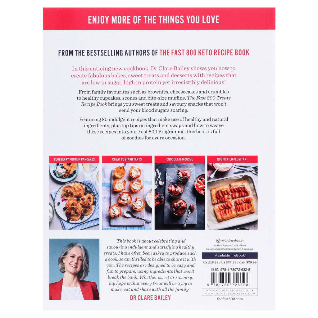 Damaged - The Fast 800: Treats Recipe Book by Dr Clare Bailey and Kathryn Bruton - Non Fiction - E-B00k - T 36