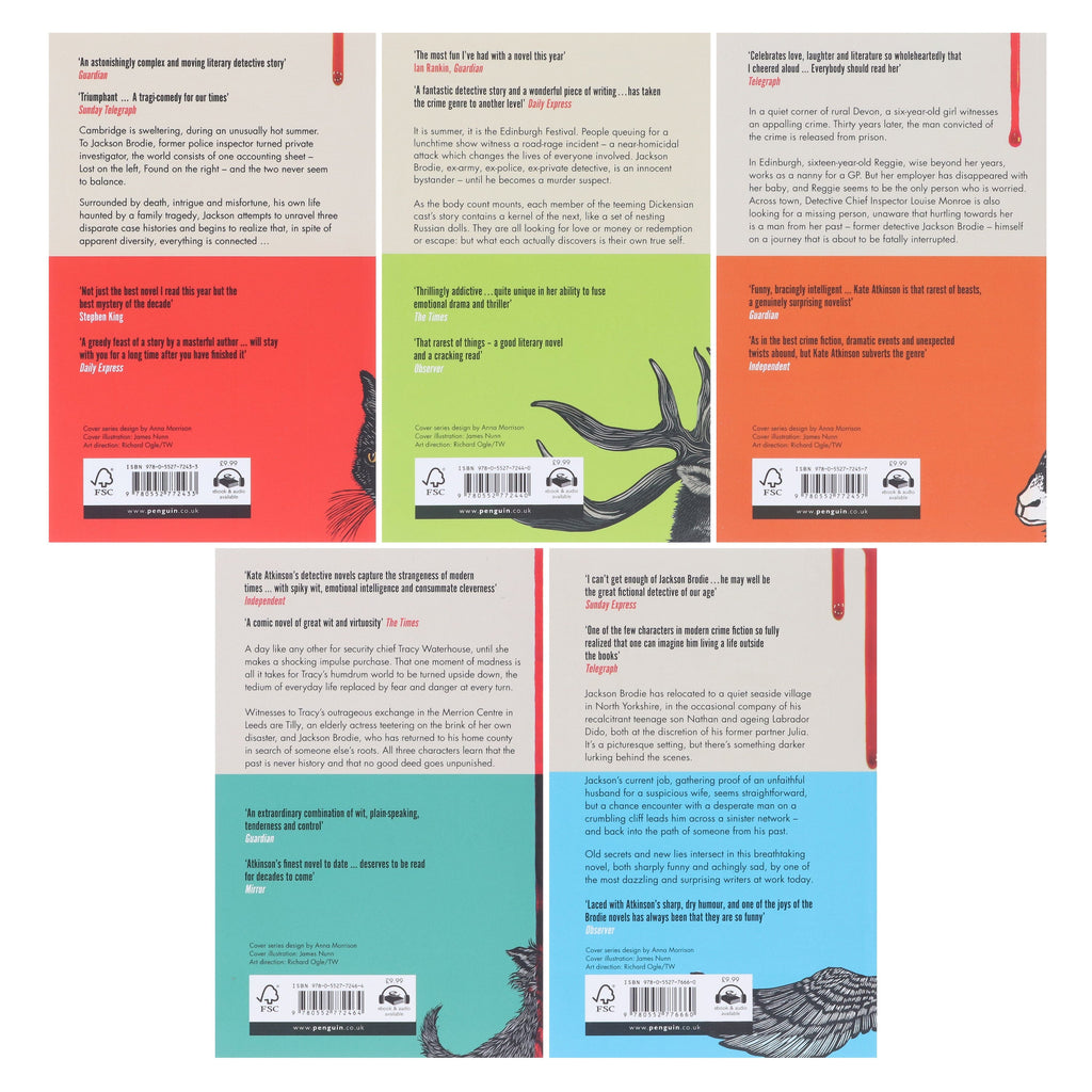Jackson Brodie Series by Kate Atkinson 5 Books Collection Set - Fiction - E-B00k