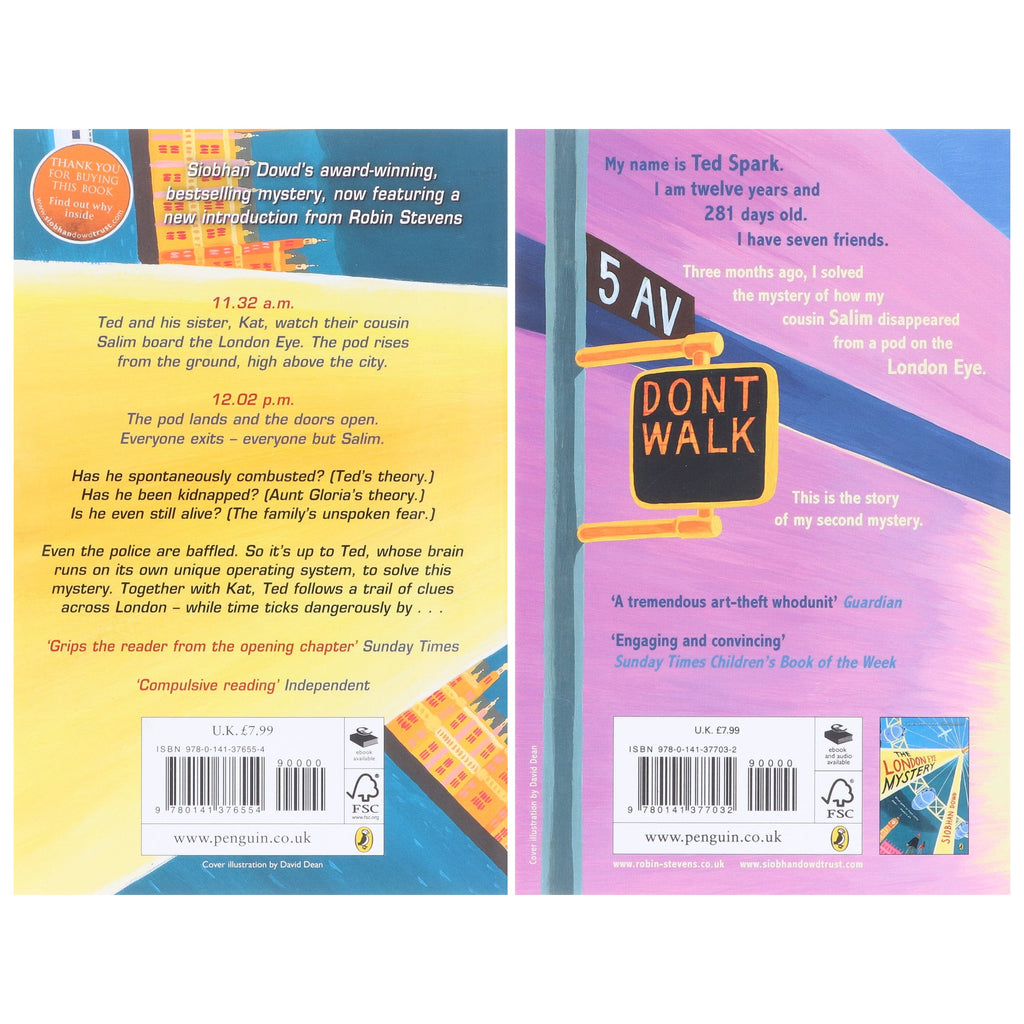 London Eye Mystery Collection by Siobhan Dowd & Robin Stevens 2 Books Set - Ages 10+ - E-B00k