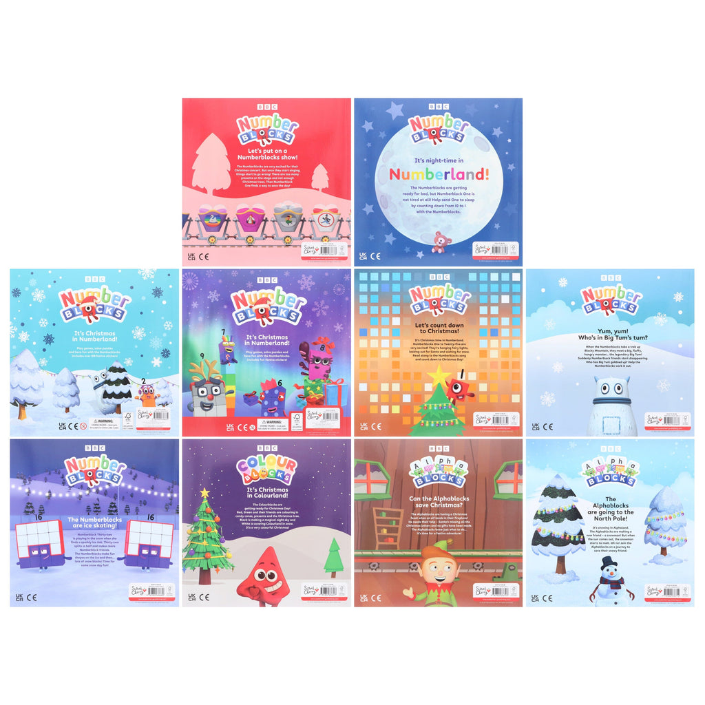 Numberblocks, Alphablocks and Colourblocks Christmas Countdown Collection