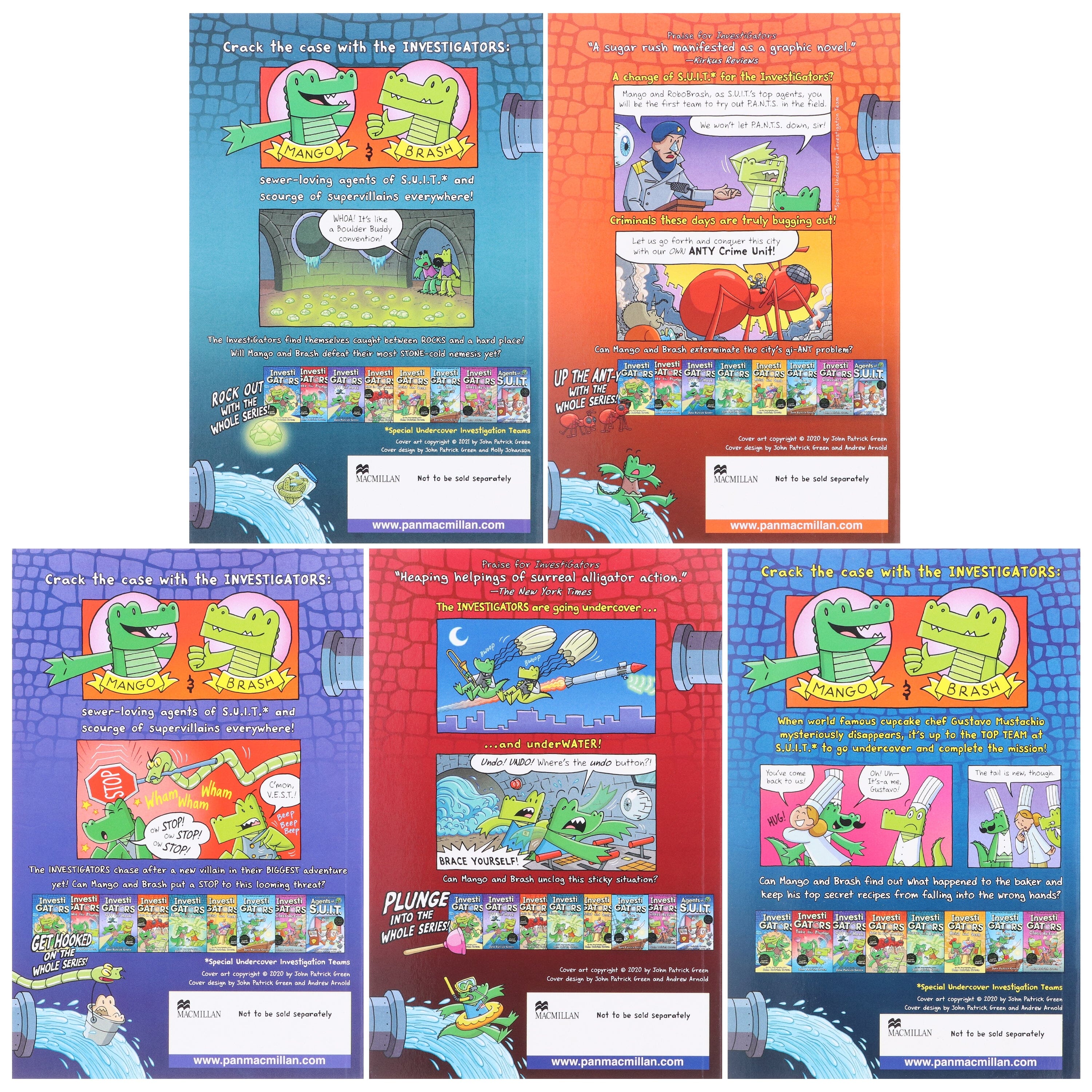 InvestiGators Series by John Patrick Green 5 Books Collection Set - Ages 7-9 - E-B00k