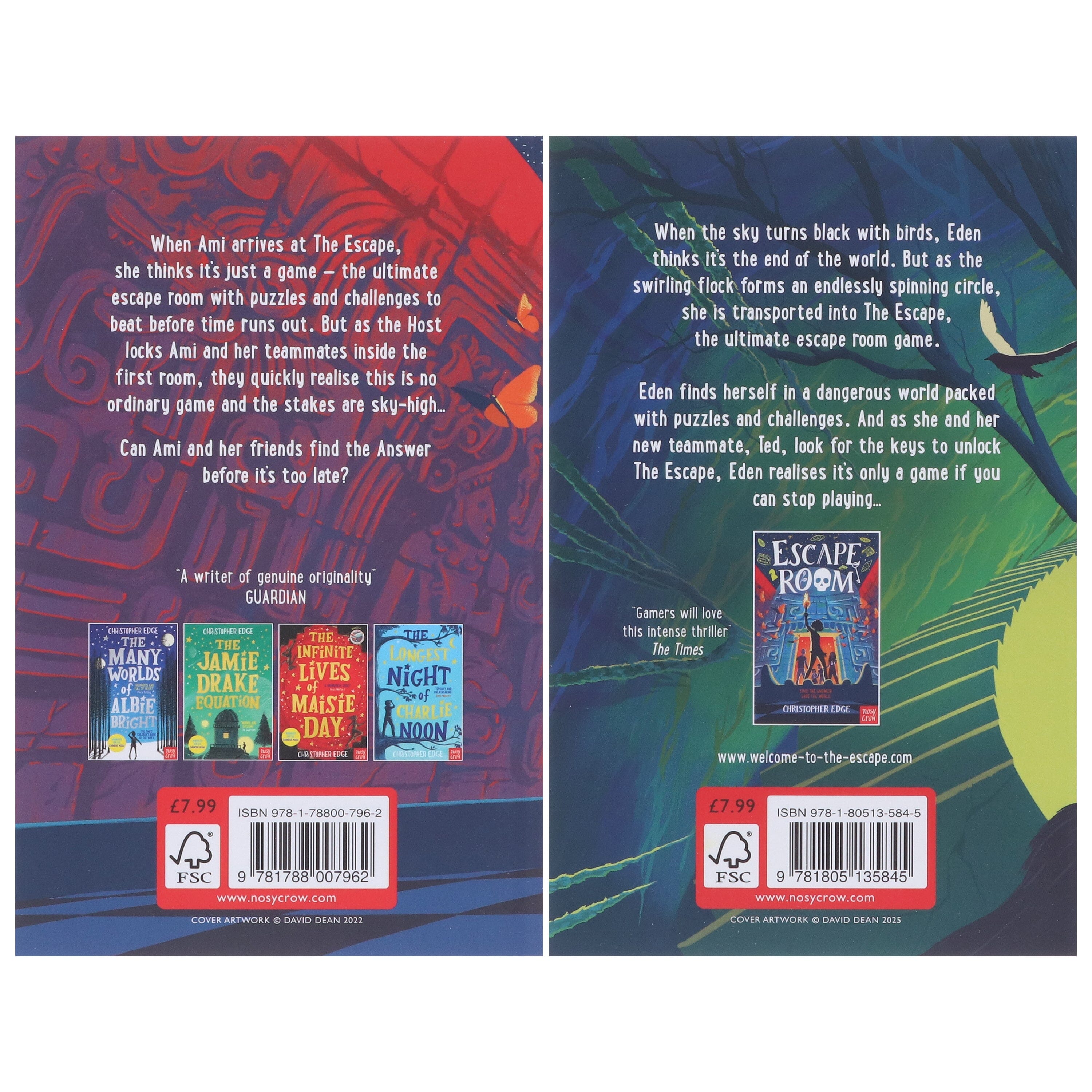 Escape Room by Christopher Edge 2 Books Collection Set - Ages 9-12 - E-B00k