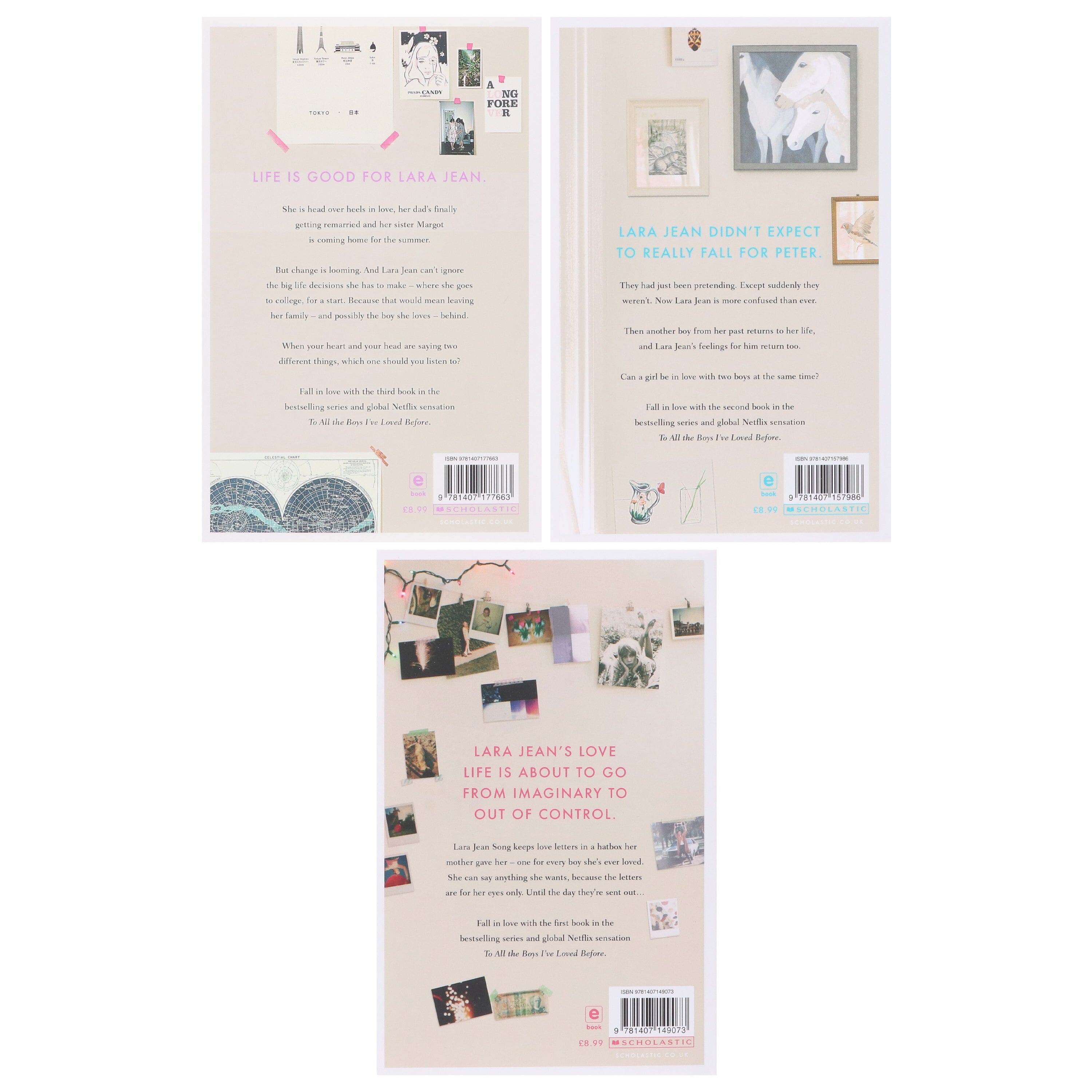 Damaged - To All the Boys I've Loved Before by Jenny Han 3 Books Complete Collection Set - Ages 12-18 - E-B00k - T 41