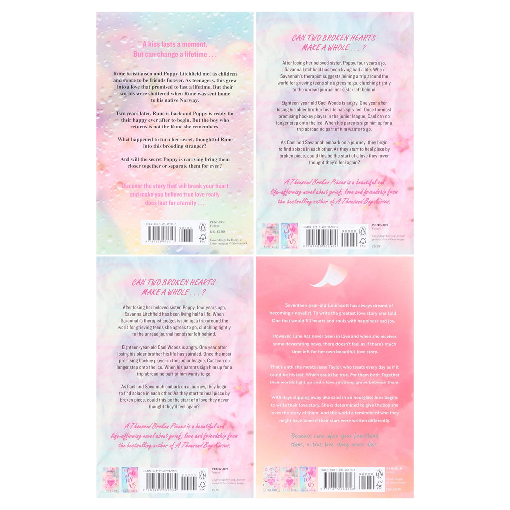 Tillie Cole Collection (A Thousand Boy Kisses, A Thousand Broken Pieces, A Wish For Us & Write Me For You) 4 Books Set - Fiction - E-B00k