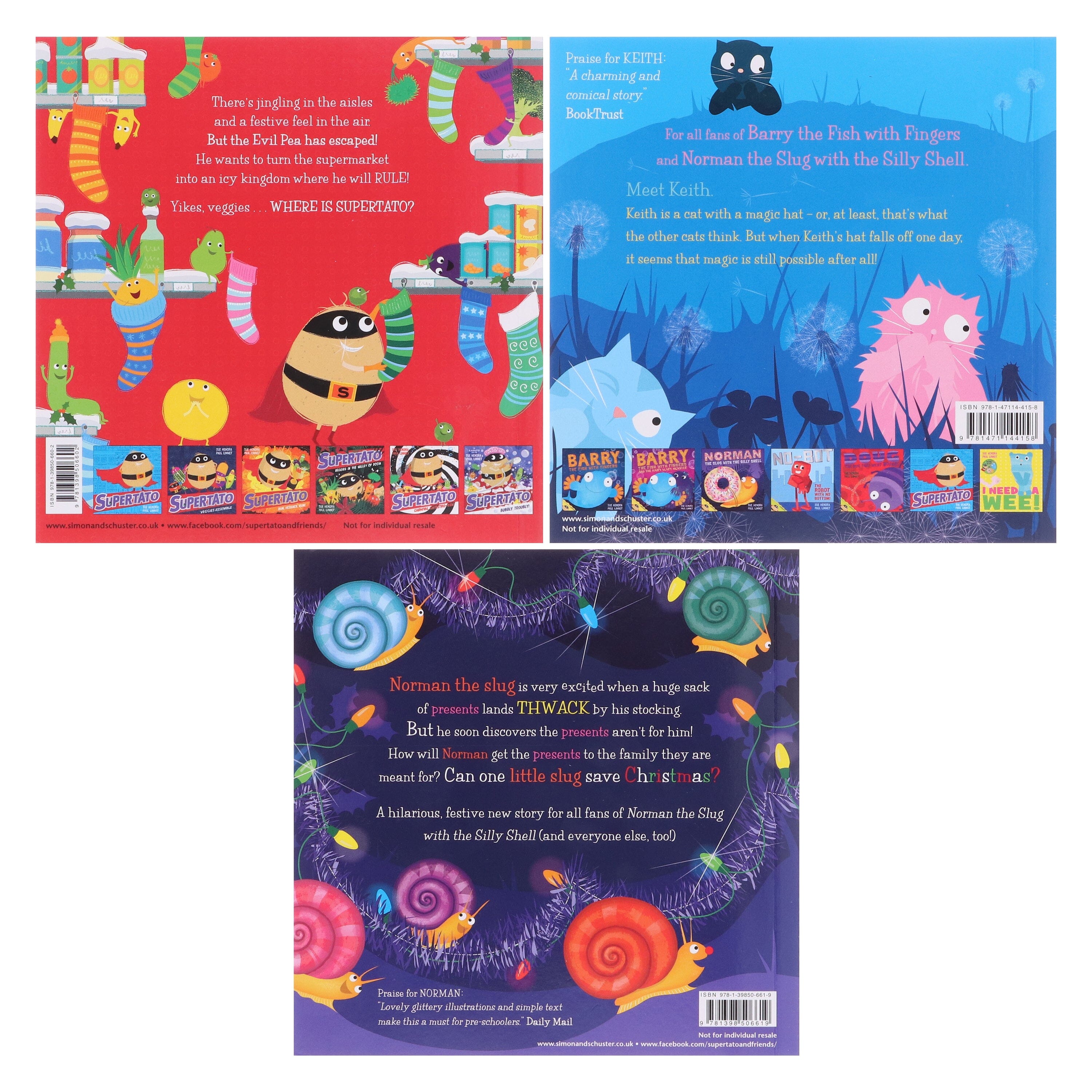 Sue Hendra & Paul Linnet Collection 3 Picture Books Set - Ages 3-6 - E-B00k