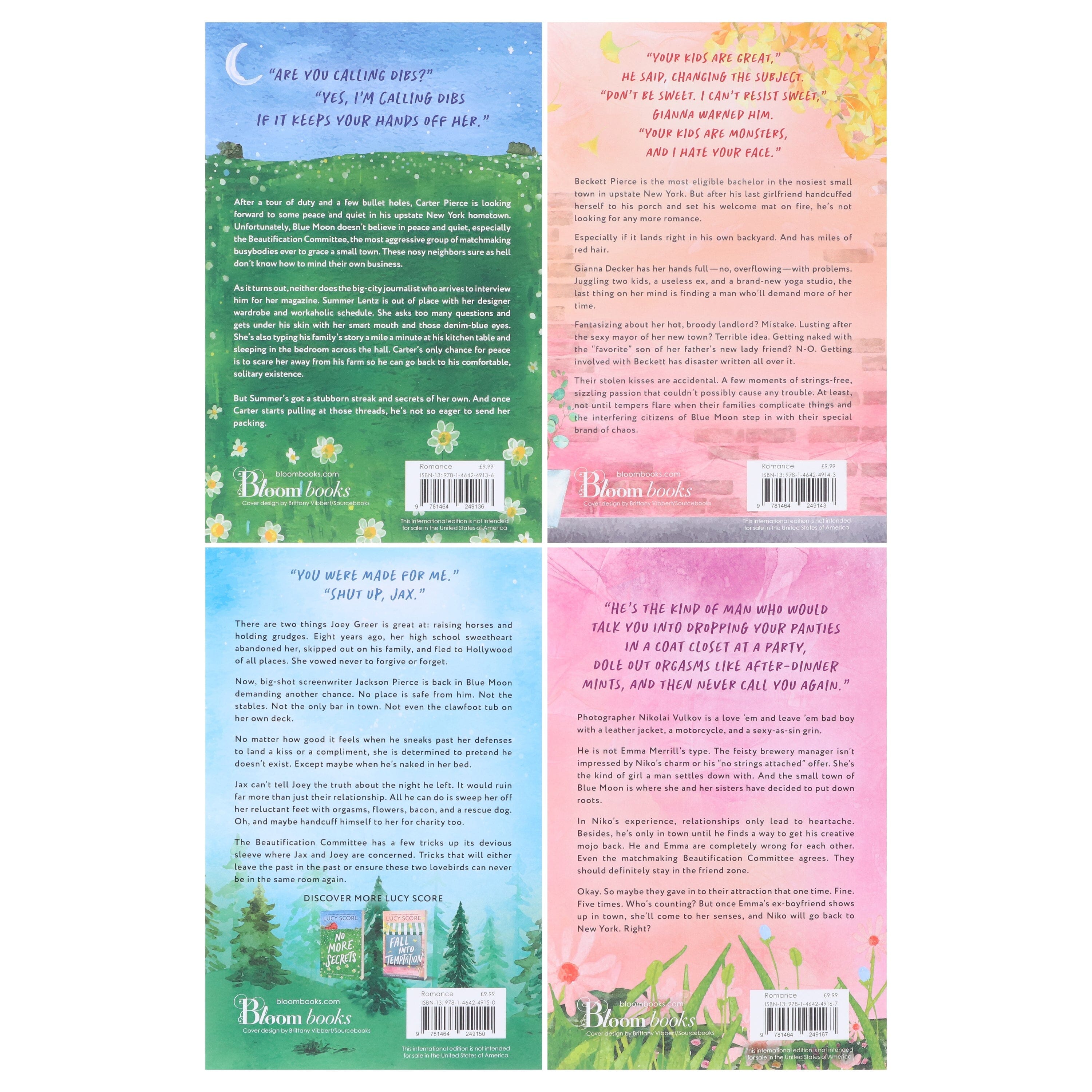 A Blue Moon Romantic Comedy Series by Lucy Score 4 Books Collection Set - Fiction - E-B00k