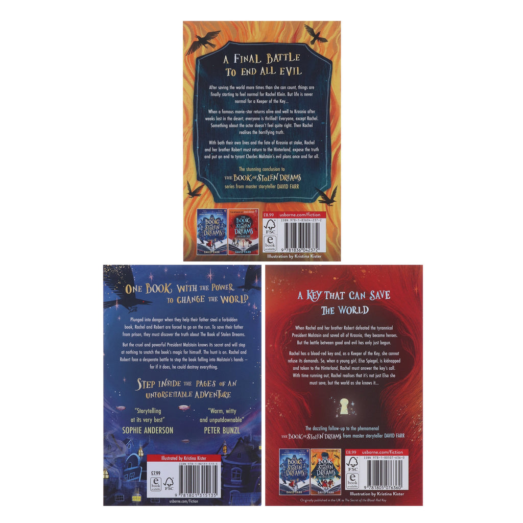 The Stolen Dreams Adventures By David Farr 3 Books Collection Set - Ages 9-12 - E-B00k