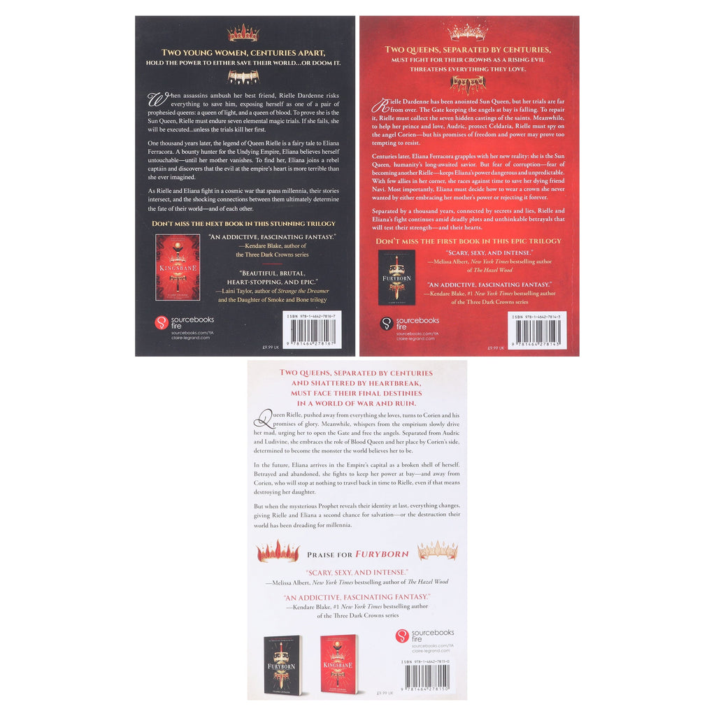 The Empirium Trilogy by Claire Legrand 3 Books Collection Set - Ages 14-18 - E-B00k