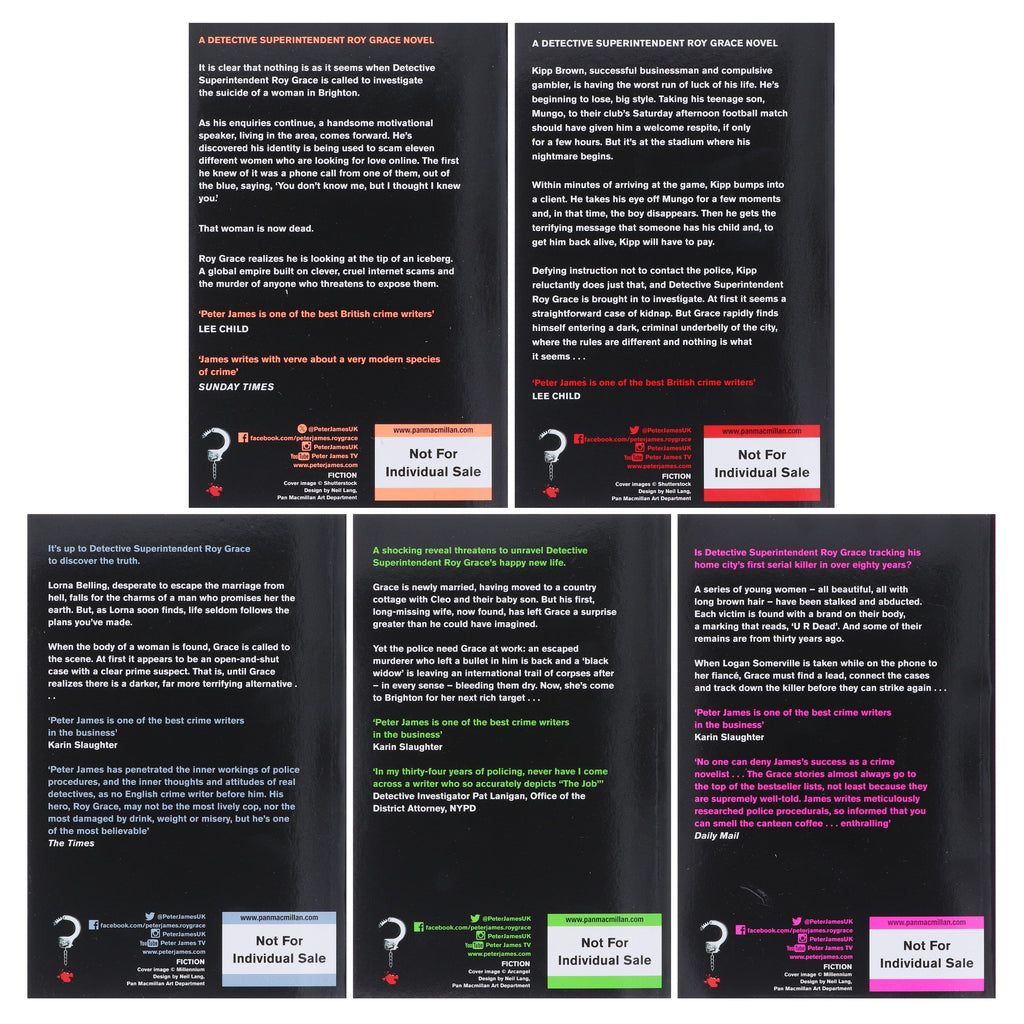 Damaged - Roy Grace Series (Book 11-15) By Peter James 5 Books Collection Set - Fiction - E-B00k - T 33