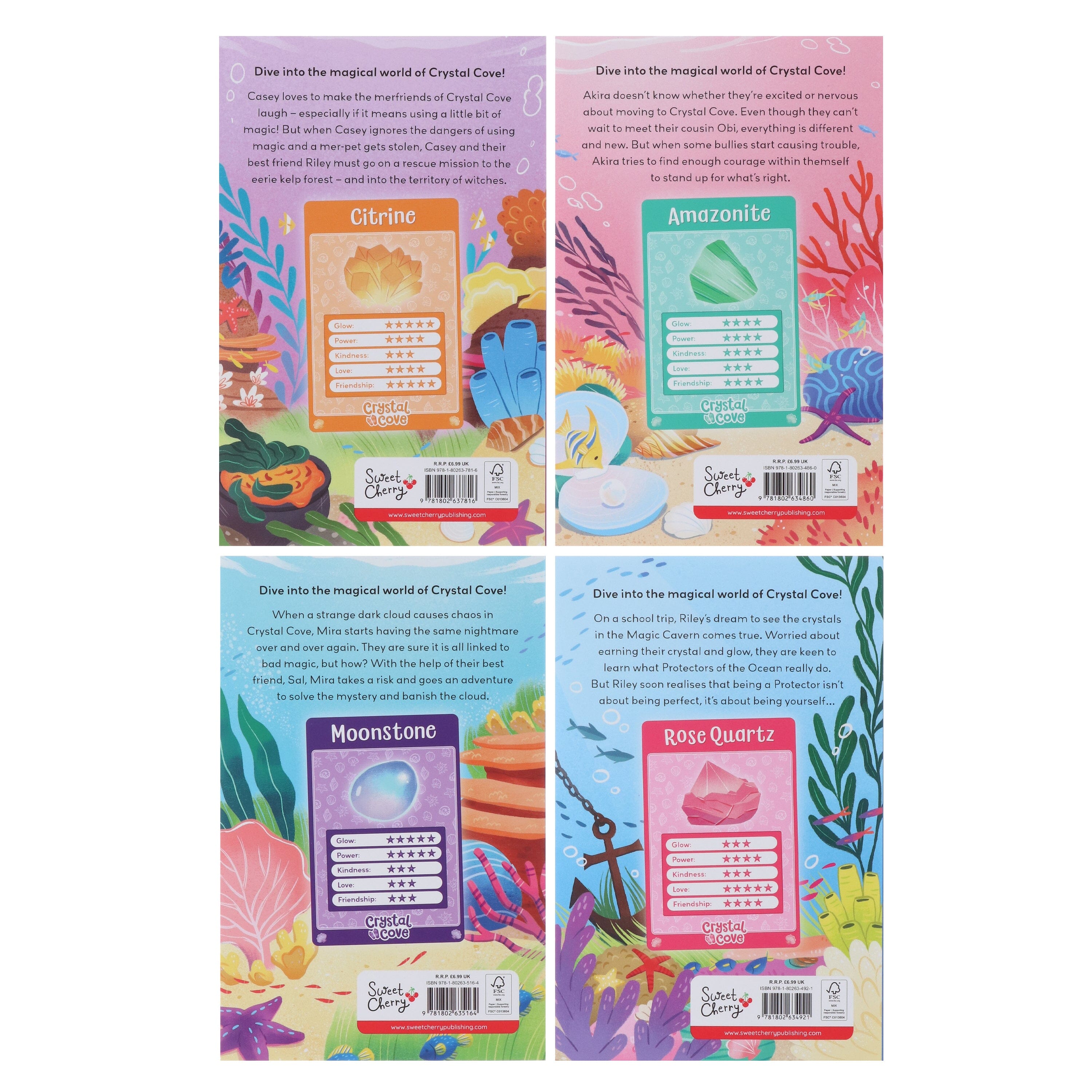 Crystal Cove Series by Red Illustrated 4 Books Collection Set - Ages 7-9 - E-B00k