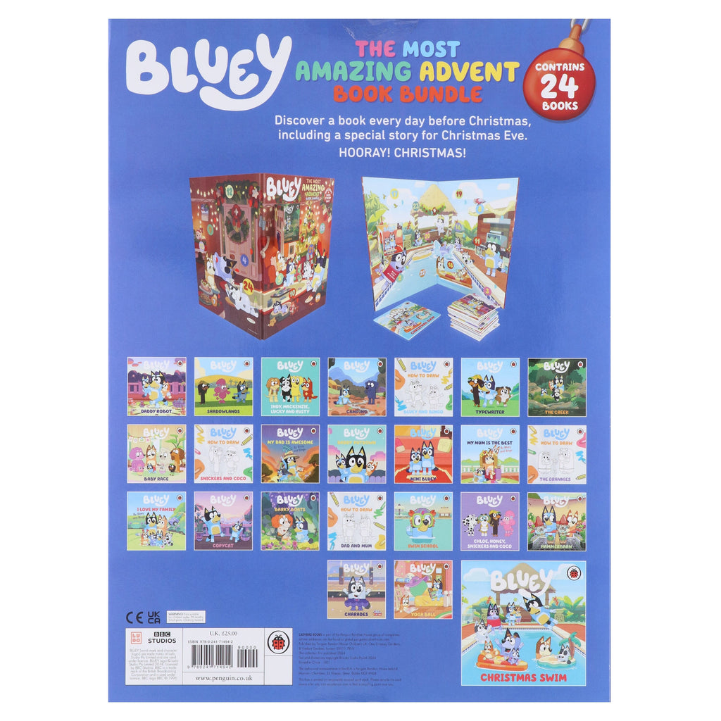 Bluey: The Most Amazing Advent Calendar Book Bundle - Ages 3-6 - E-B00k