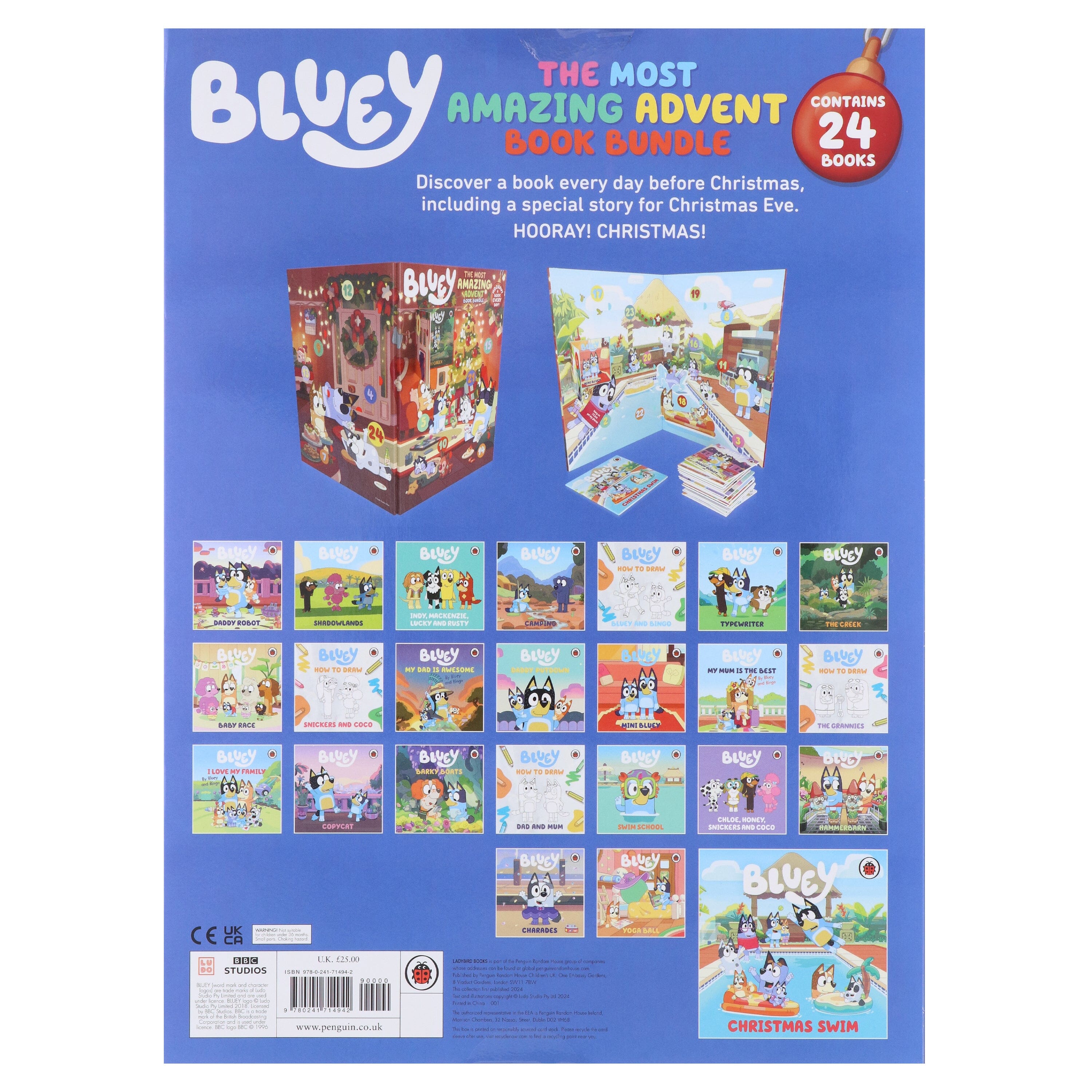 Bluey: The Most Amazing Advent Calendar Book Bundle - Ages 3-6 - E-B00k