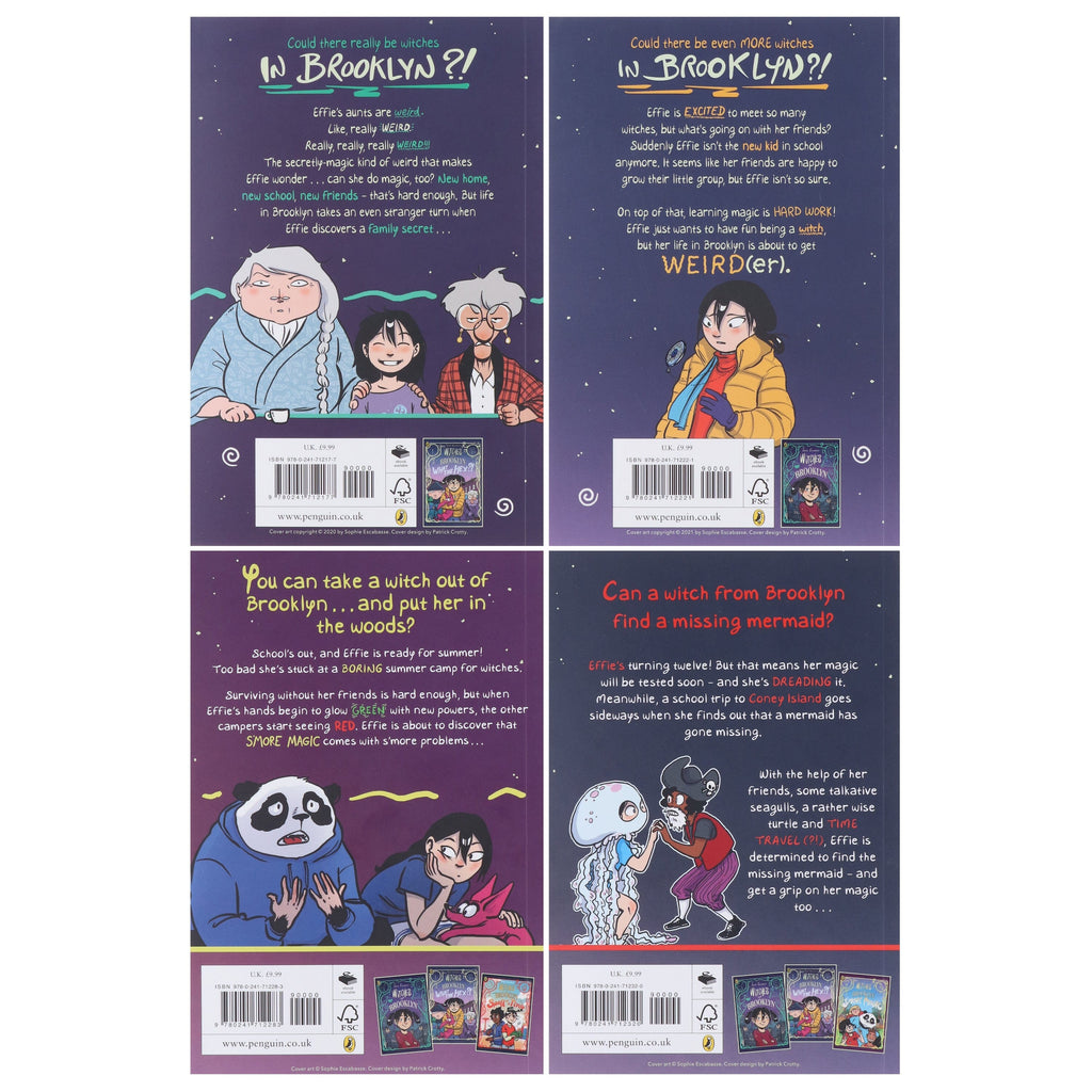 Witches of Brooklyn Graphic Novel Series by Sophie Escabasse 4 Books Collection Set - Ages 7-14 - E-B00k