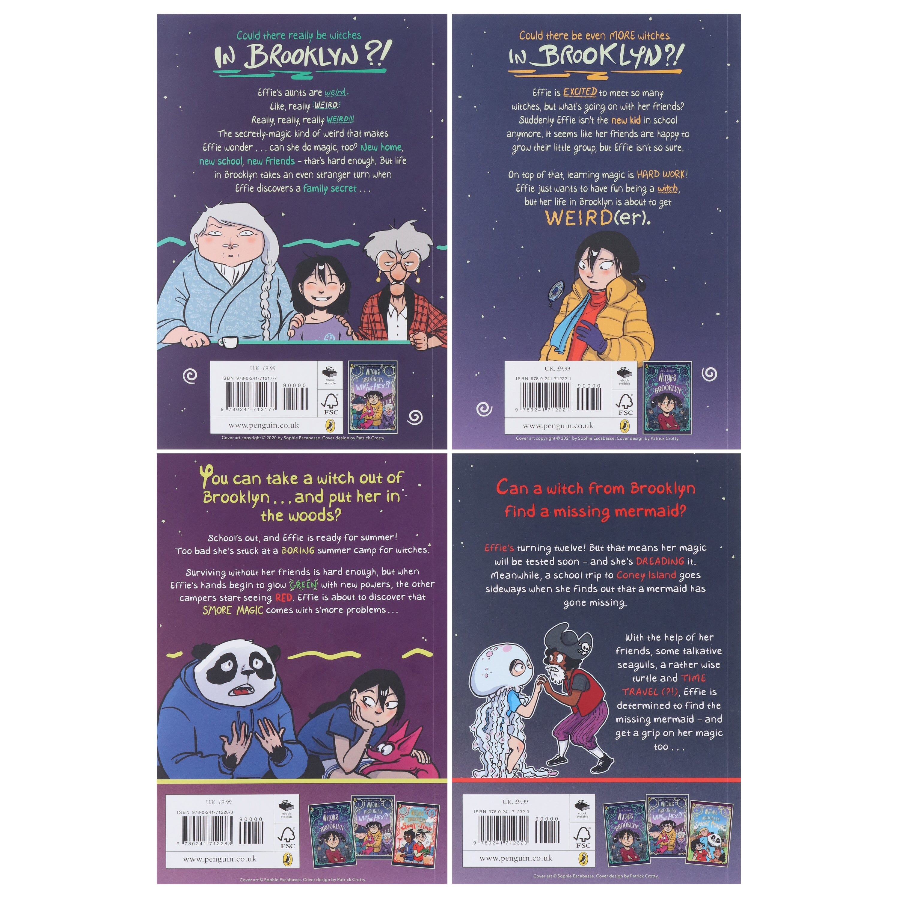 Witches of Brooklyn Graphic Novel Series by Sophie Escabasse 4 Books Collection Set - Ages 7-14 - E-B00k