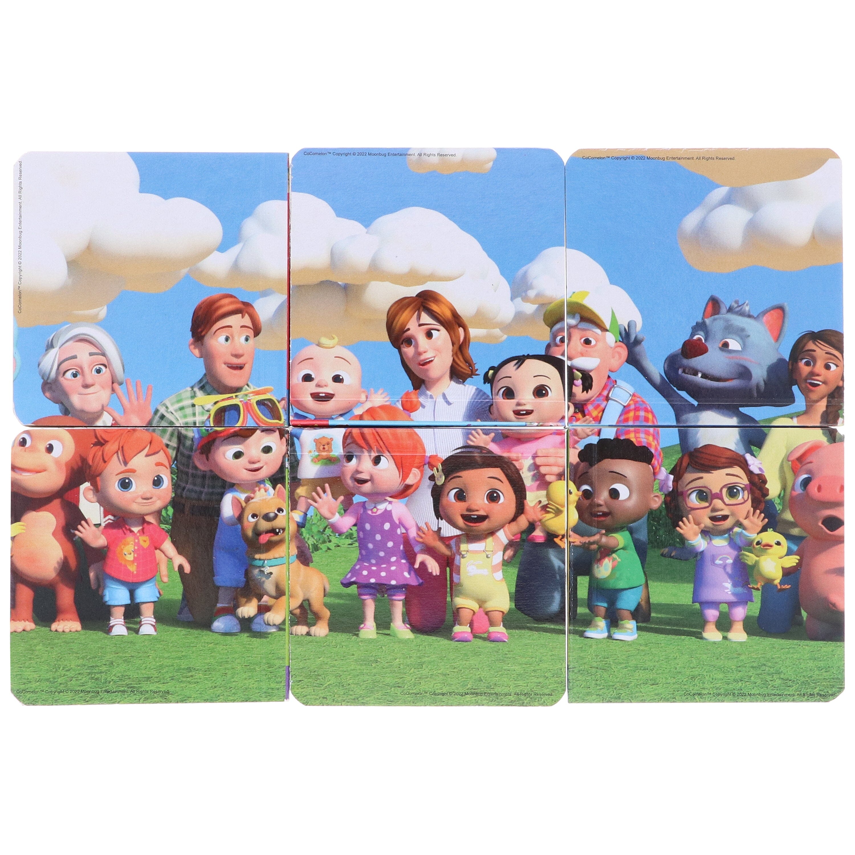 CoComelon Pocket Library: Illustrated 6 Mini books Collection E-Books Set - Ages 1-4 - Board Book