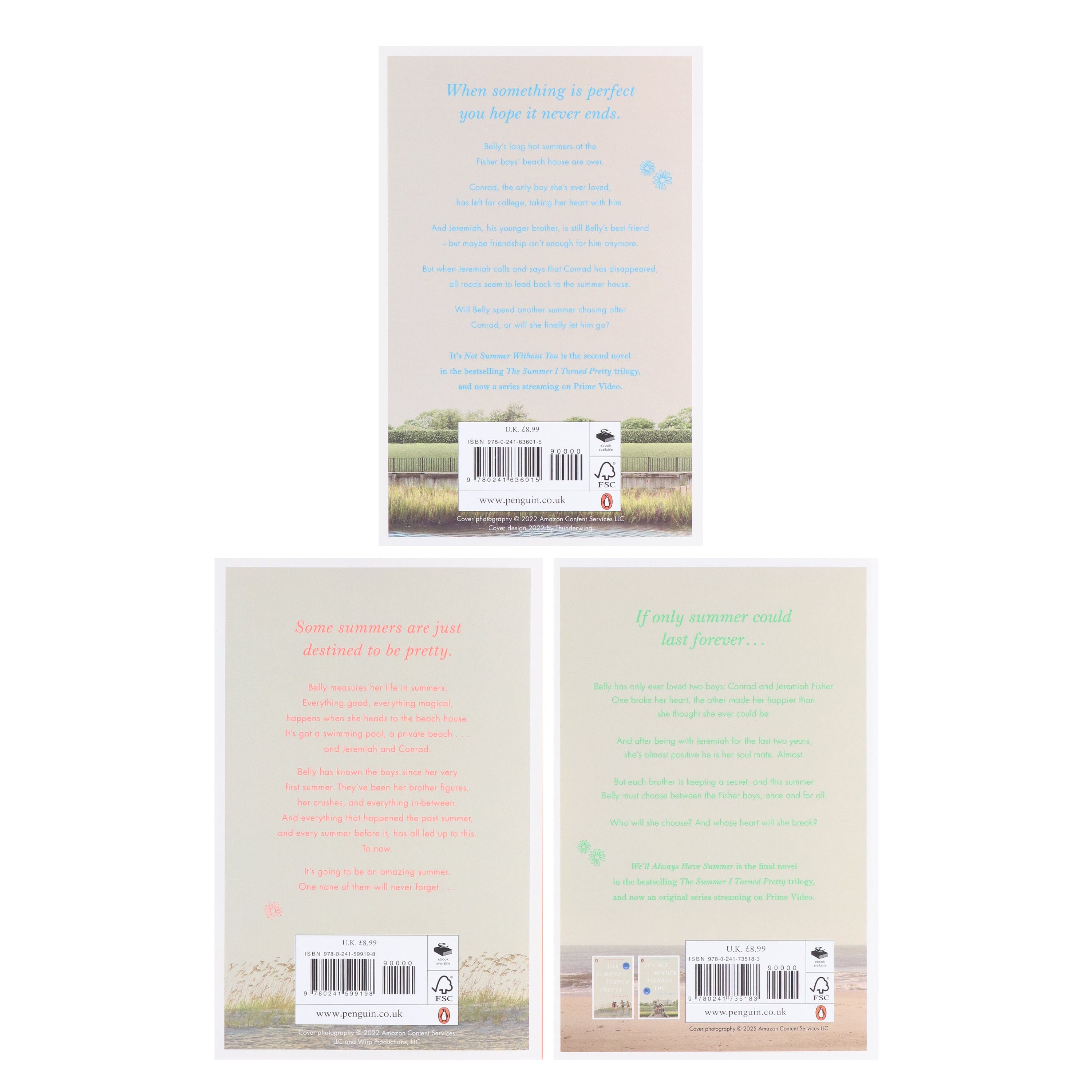 The Summer I Turned Pretty Series by Jenny Han 3 Books Collection Set - Fiction - E-B00k