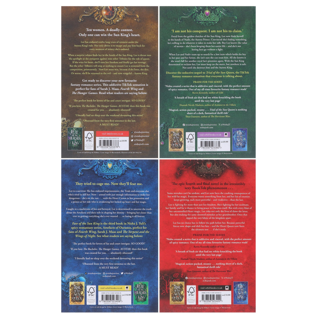 Artefacts of Ouranos Series by Nisha J. Tuli 4 Books Collection Set - Fiction - E-B00k