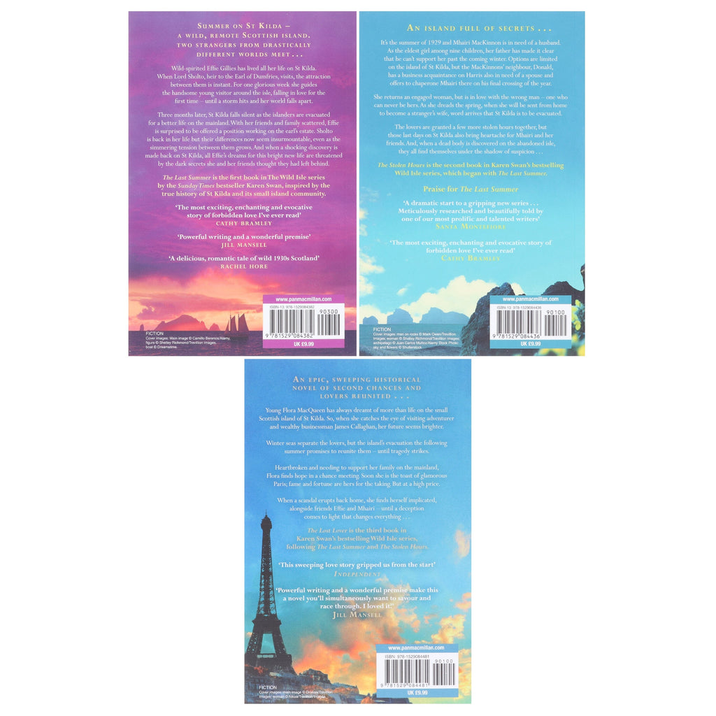 The Wild Isle Series by Karen Swan 3 Books Collection Set - Fiction - E-B00k