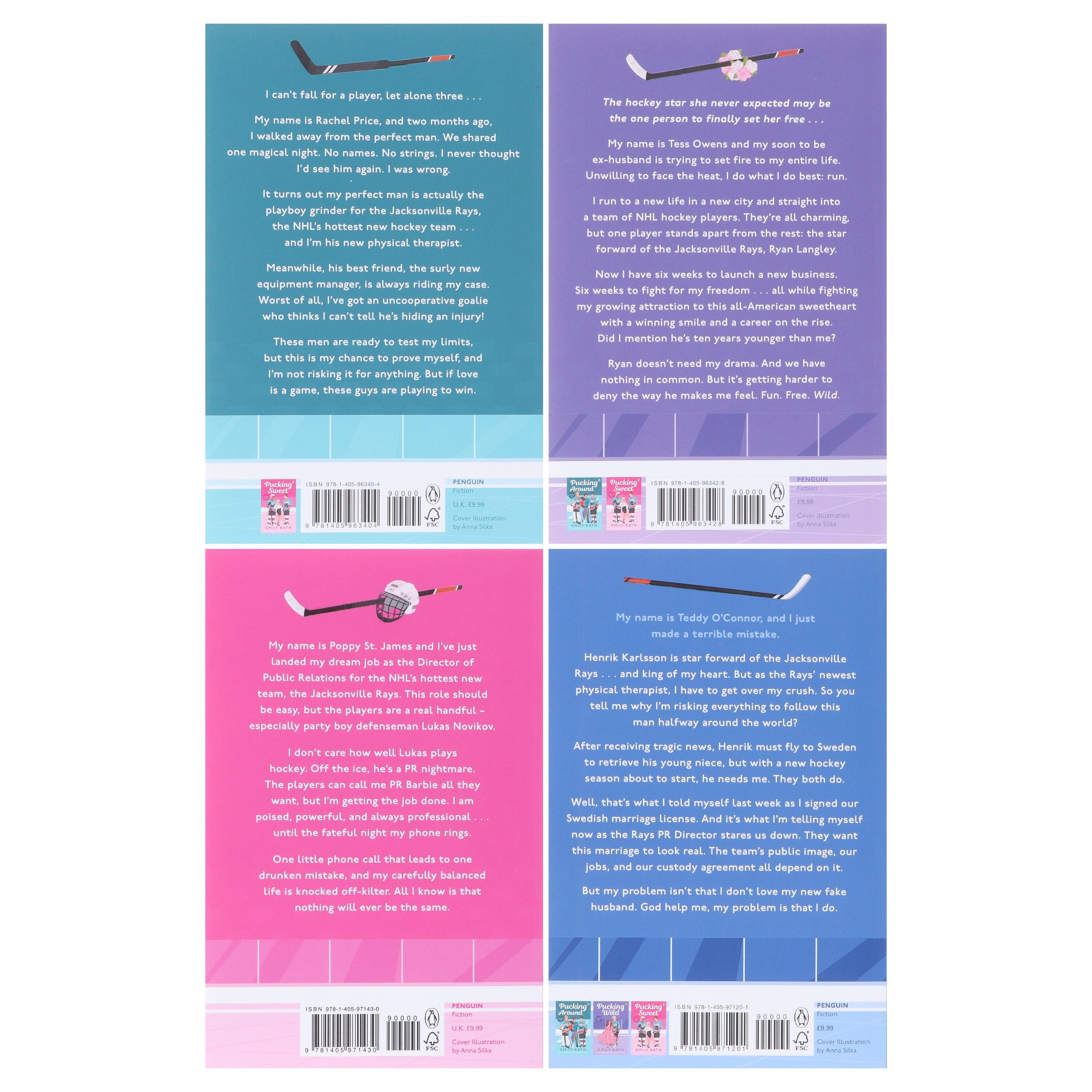 Jacksonville Rays Series By Emily Rath 4 Books Collection Set - Fiction - E-B00k