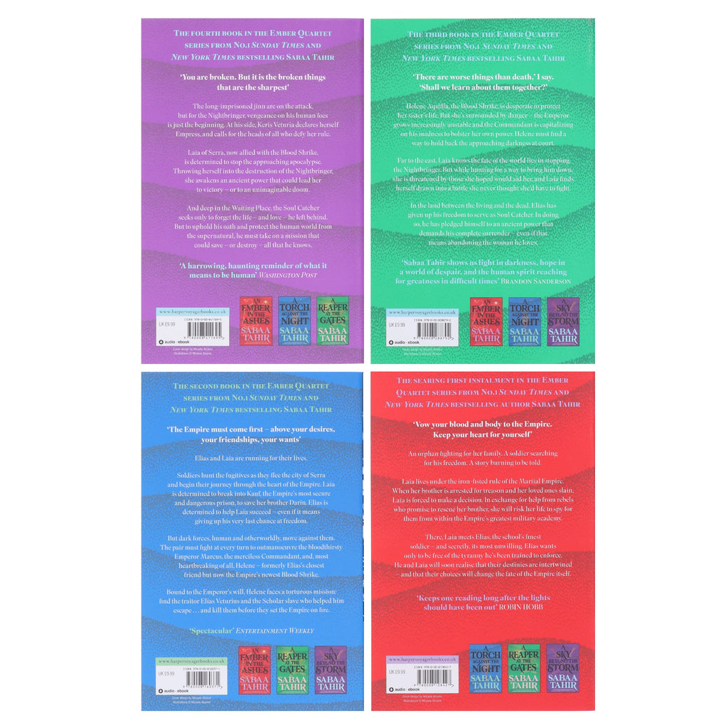 Damaged - Ember Quartet by Sabaa Tahir 4 Books Collection Set - Ages 13+ - E-B00k - T 55
