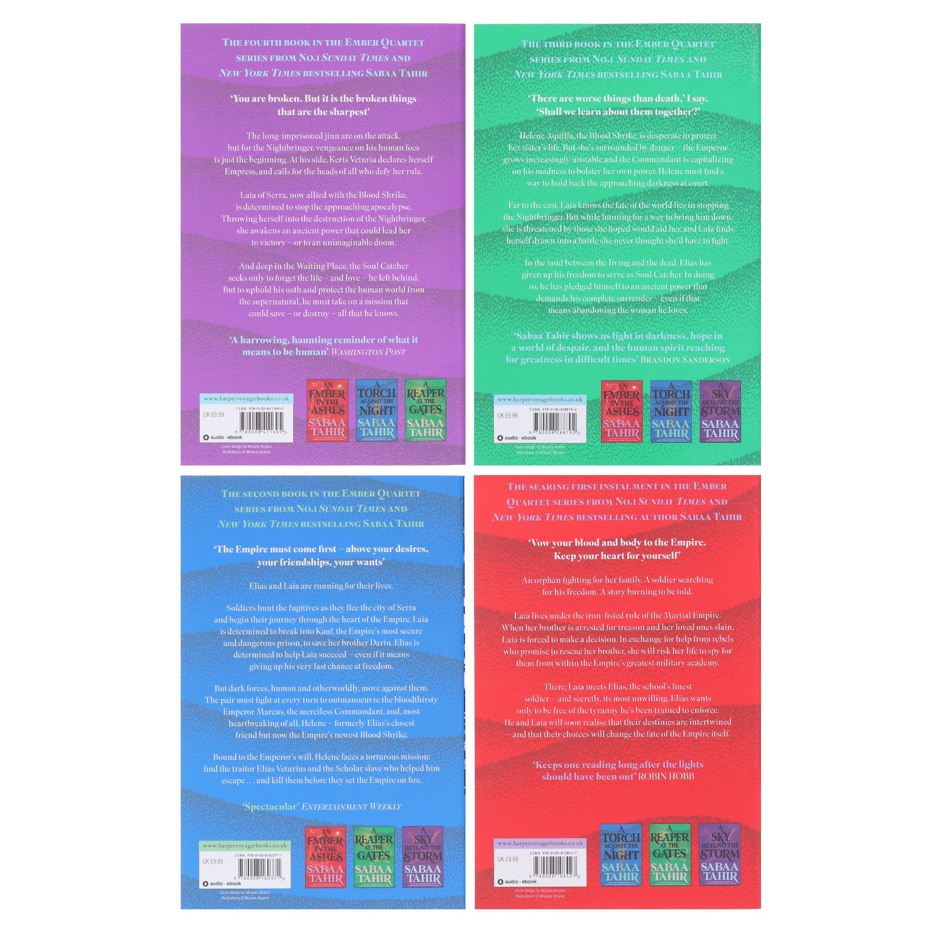 Damaged - Ember Quartet by Sabaa Tahir 4 Books Collection Set - Ages 13+ - E-B00k - T 55