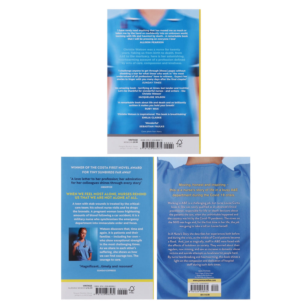 The Language of Kindness, The Courage to Care & A Nurse's Story by Christie Watson, Sarah Johnson & Louise Curtis 3 Books Collection Set - Non Fiction - E-B00k