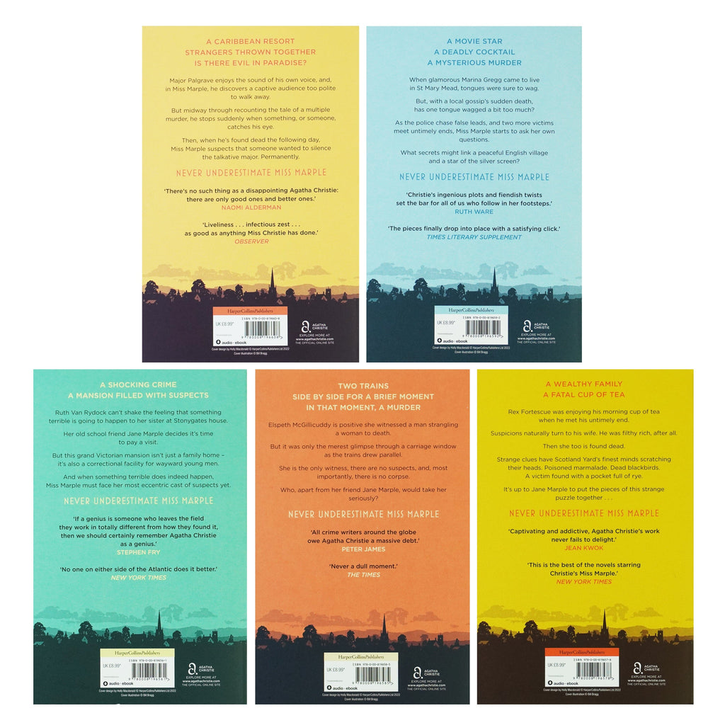 Damaged - Miss Marple Collection 2 by Agatha Christie: 5 Books Set - Fiction - E-B00k - T 37