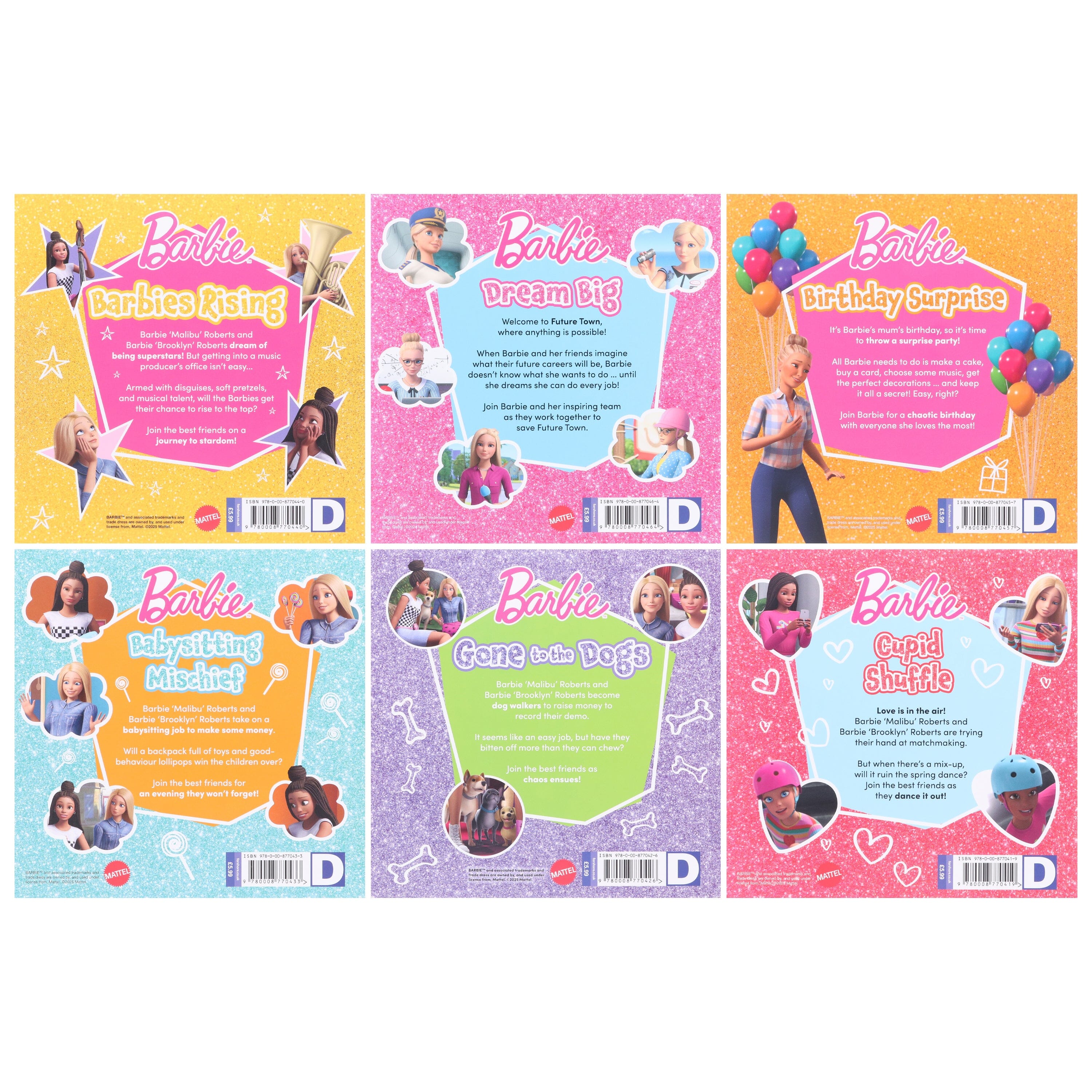 Barbie World Magical Adventures: 6 Picture Books Collection Set - Ages 3-7 - E-B00k